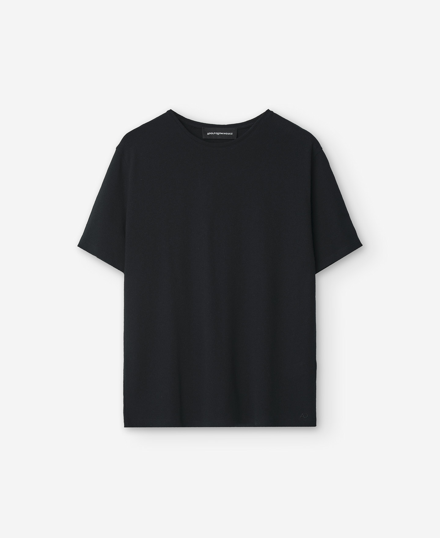 Organic cotton black T-shirt image number 2