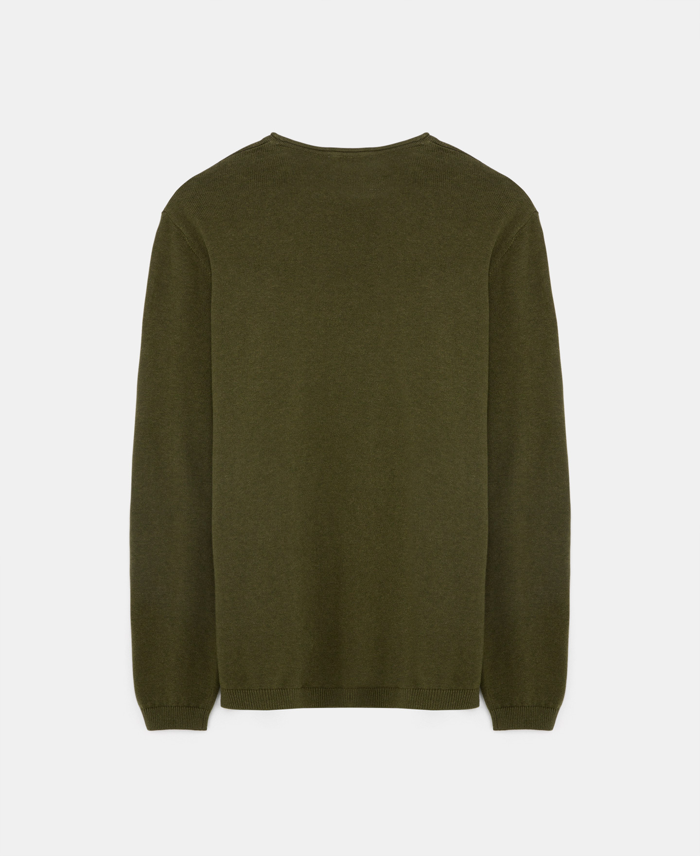 Basic box collar sweater image number 5