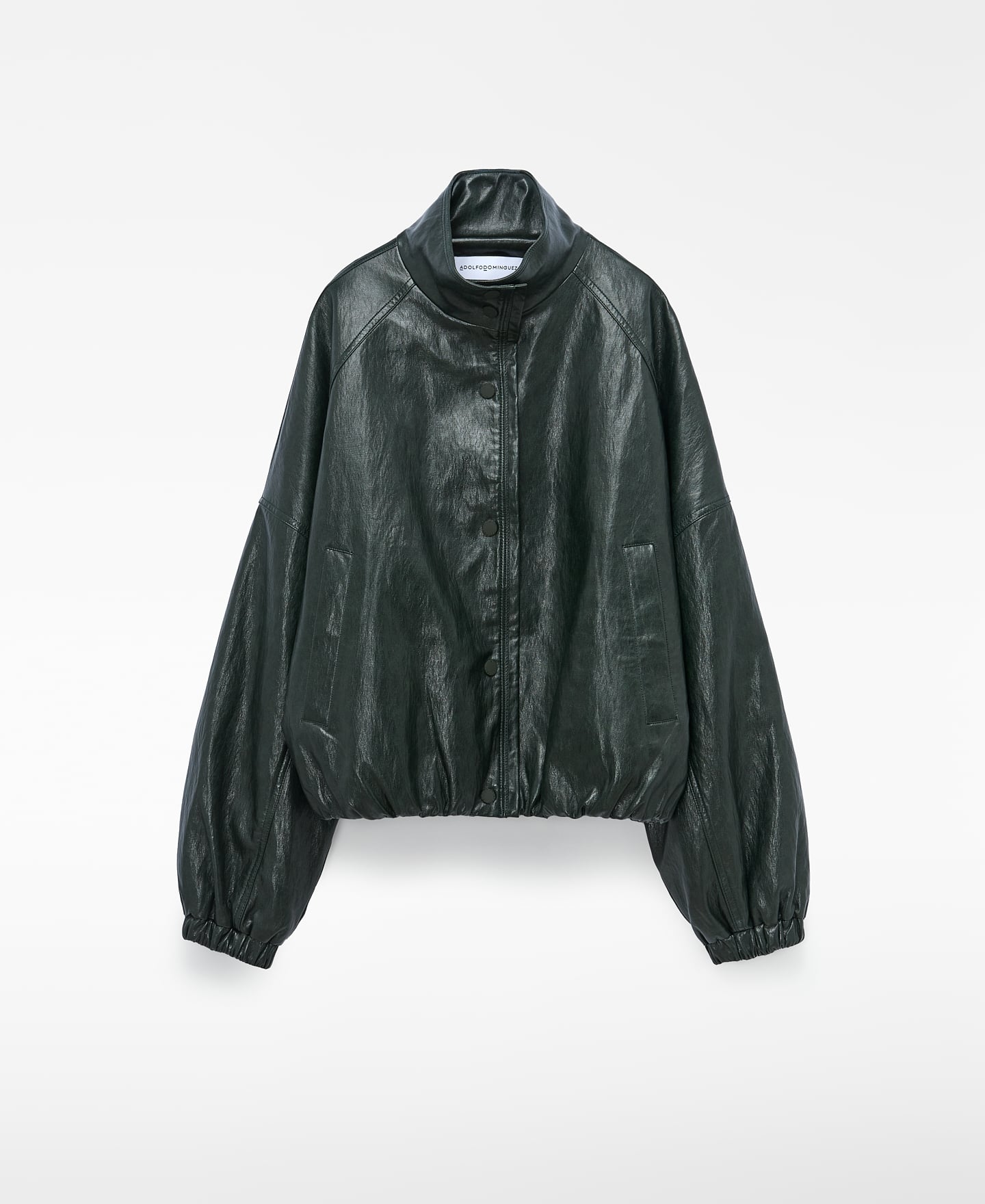 Bomber cuello chimenea Piel No Piel image number 6