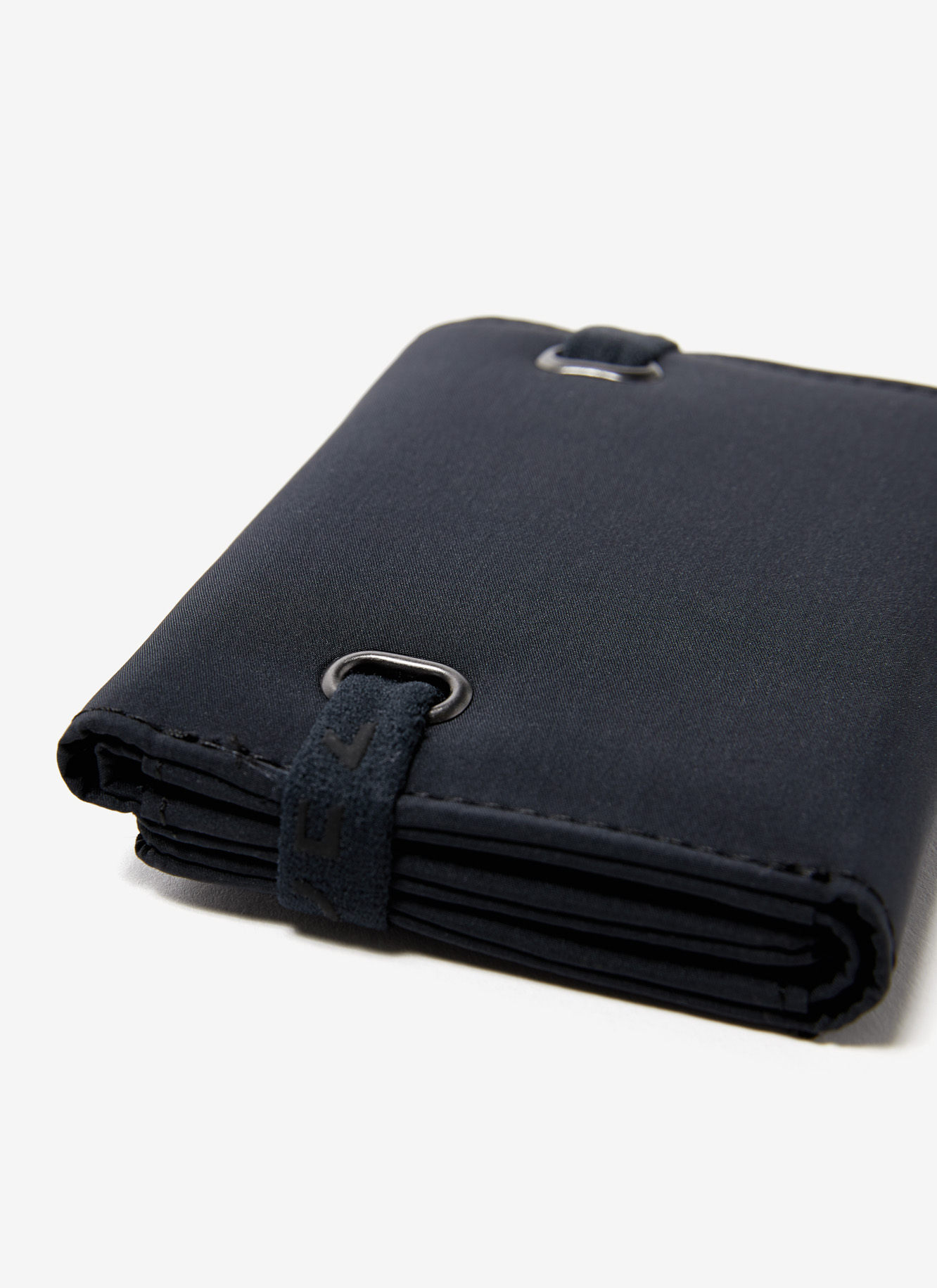Nylon wallet with elastic band image number 2