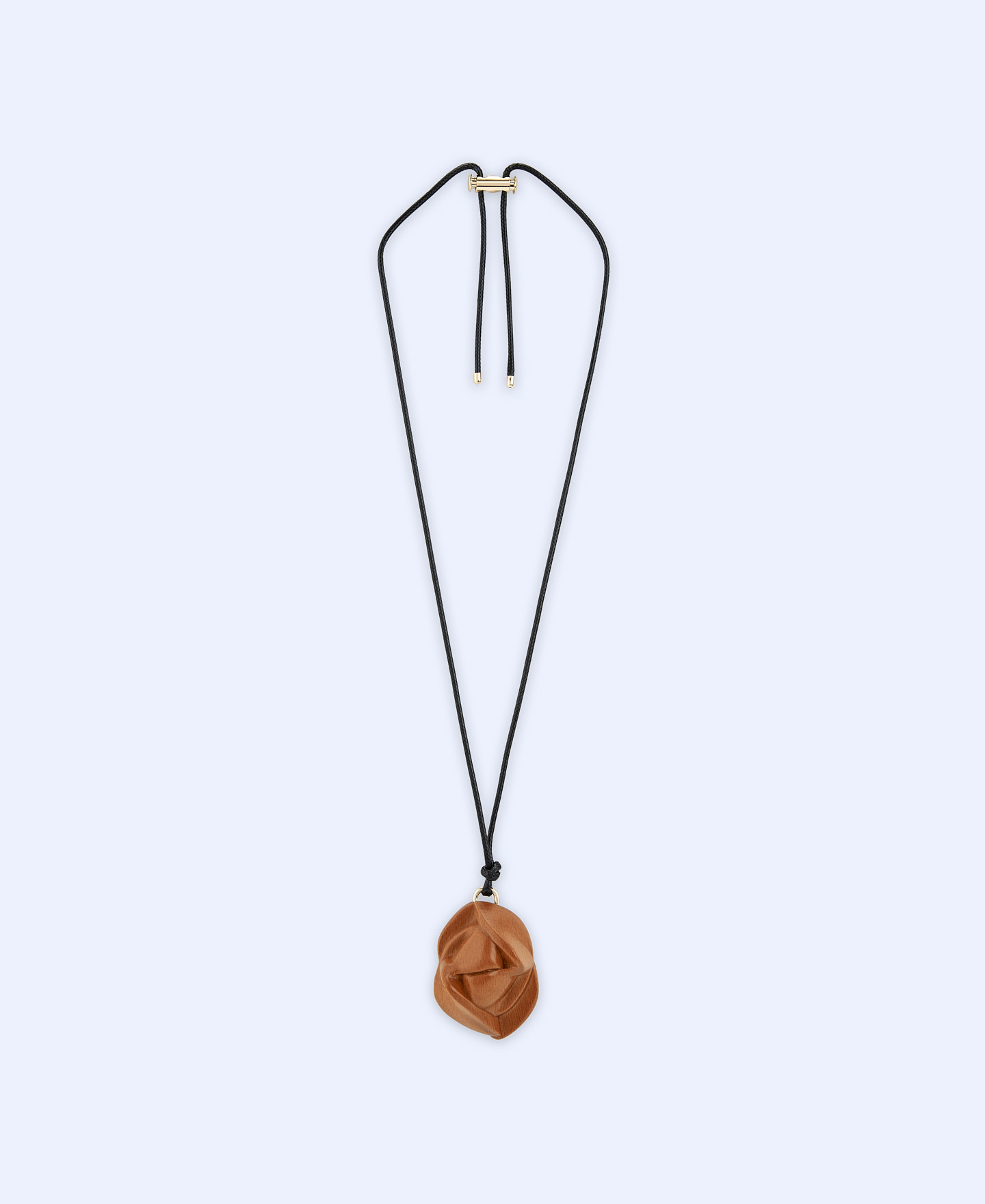 Contracción motif wood pendant image number 0