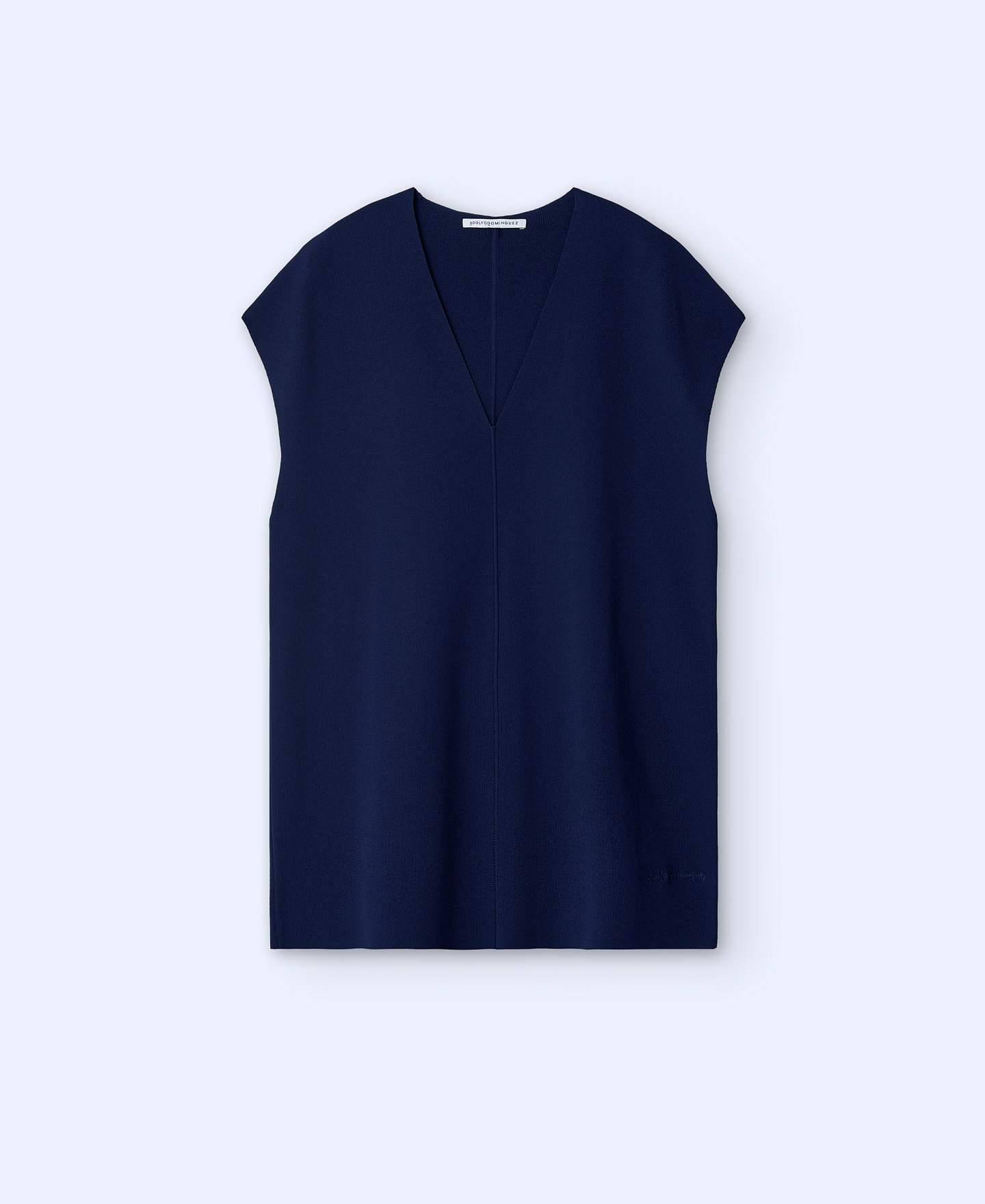 Knitted V-neckline waistcoat image number 4