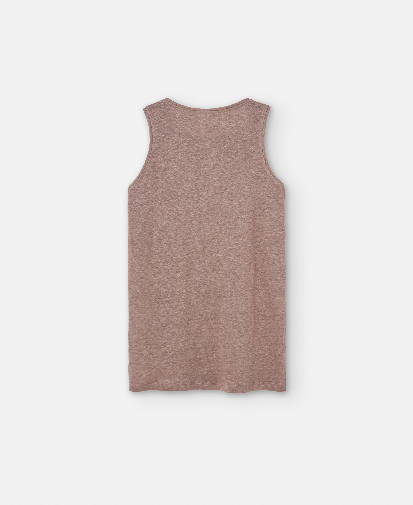 Camiseta tank en lino image number 5