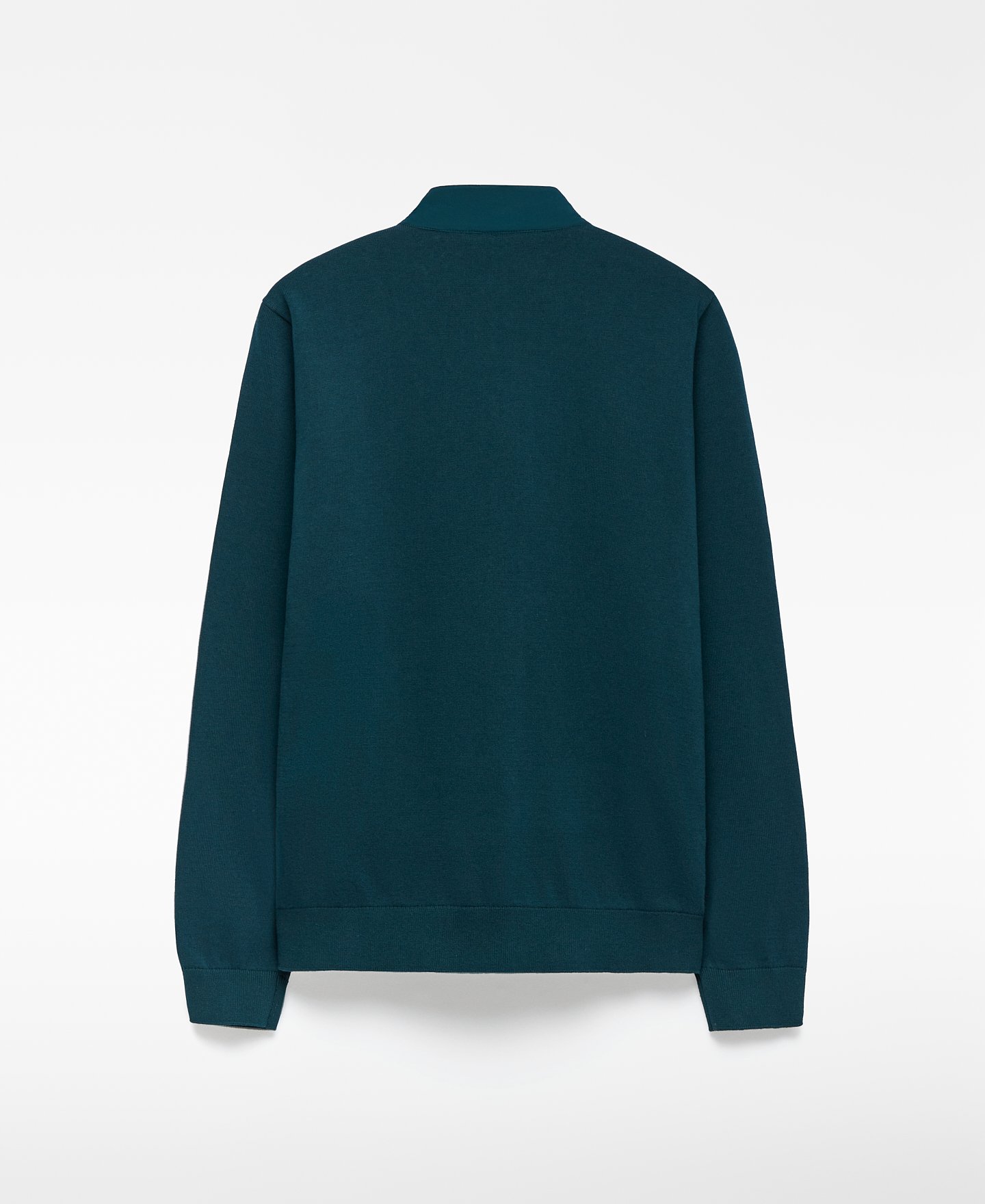 Nylon and knit cardigan man image number 5