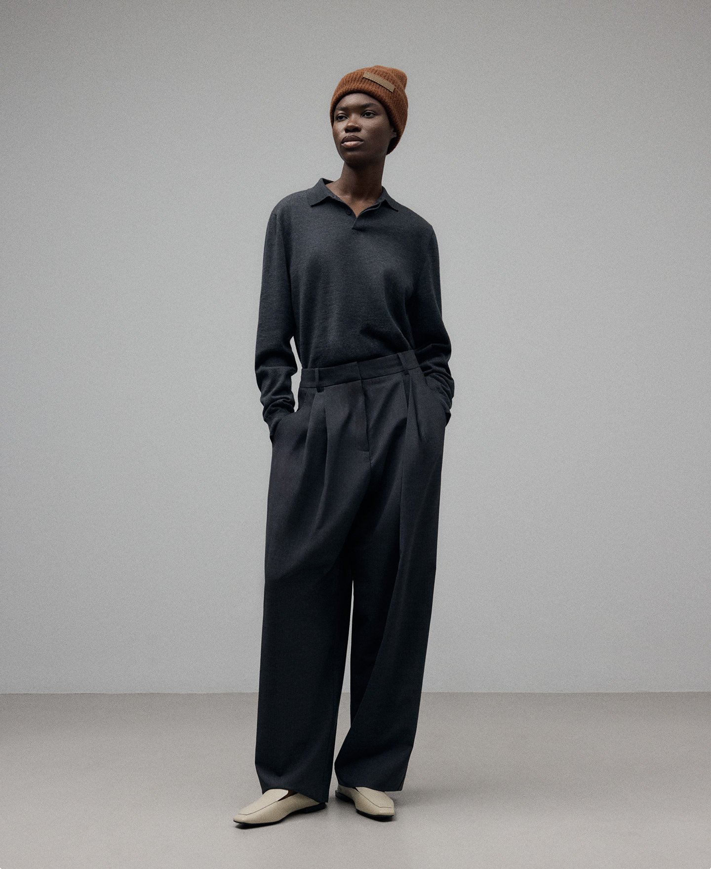 Beanie mezcla mohair mujer image number 4