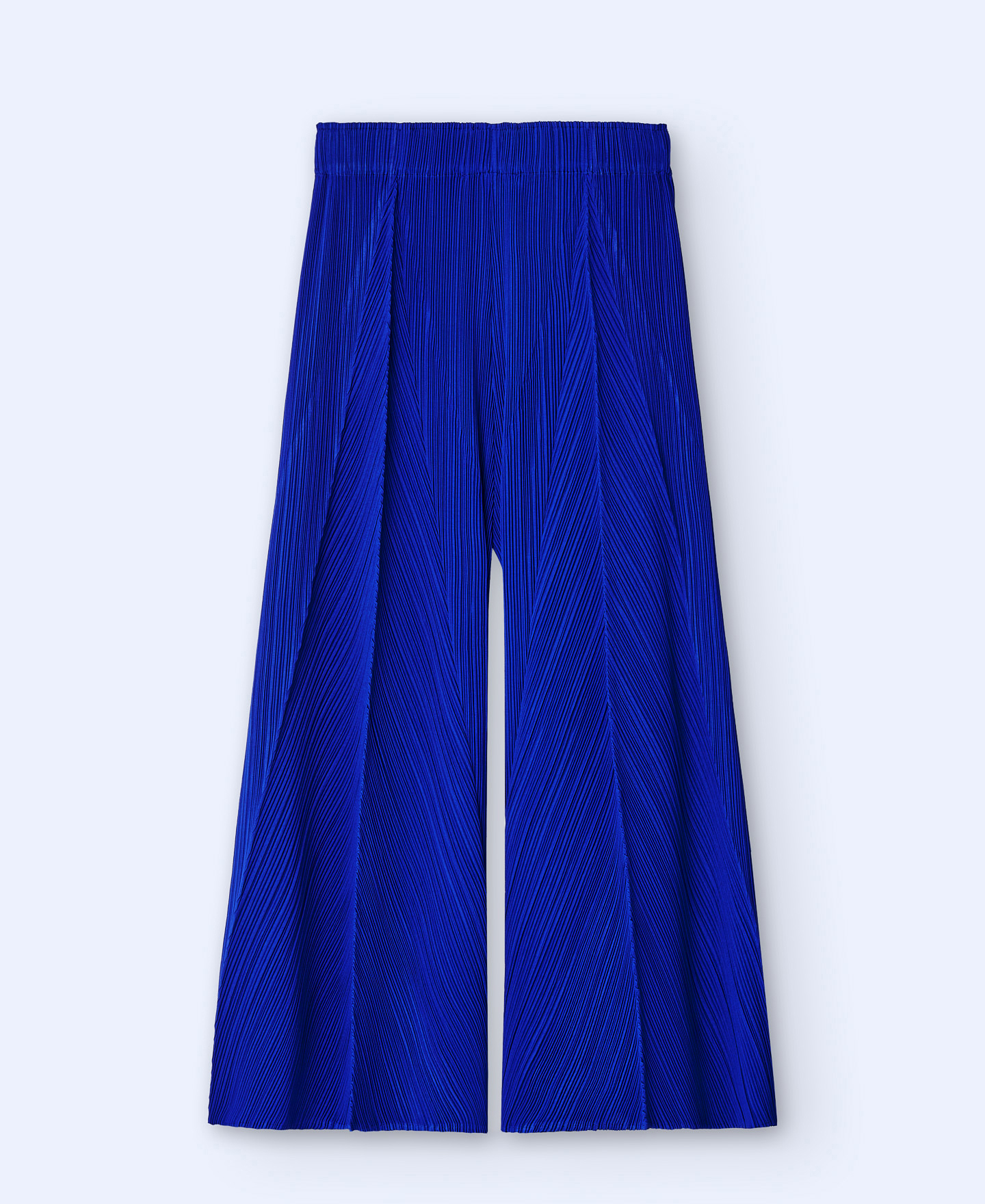 Crinkle trousers with godet pleats image number 5