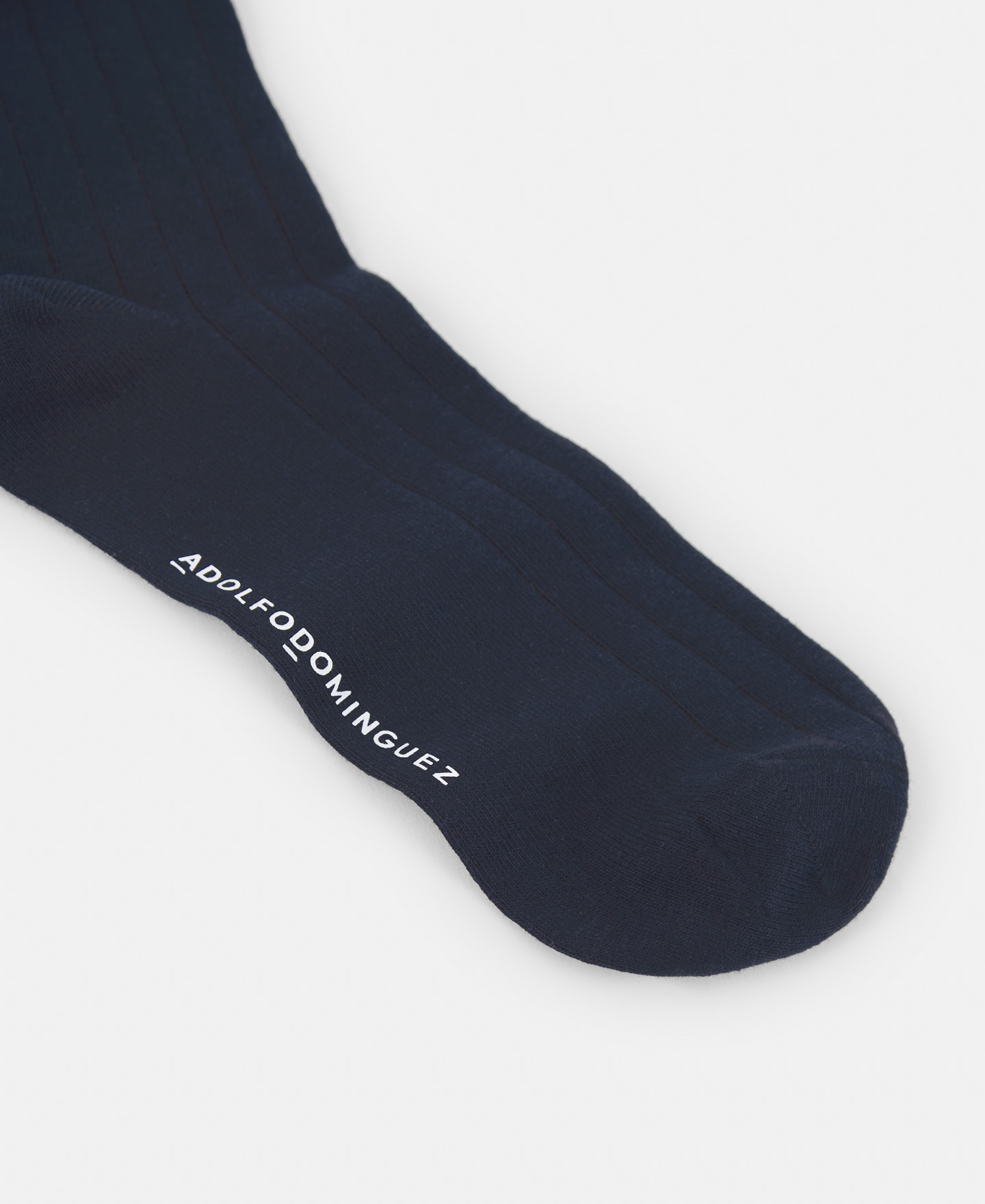 Plain cotton and nylon sock image number 1