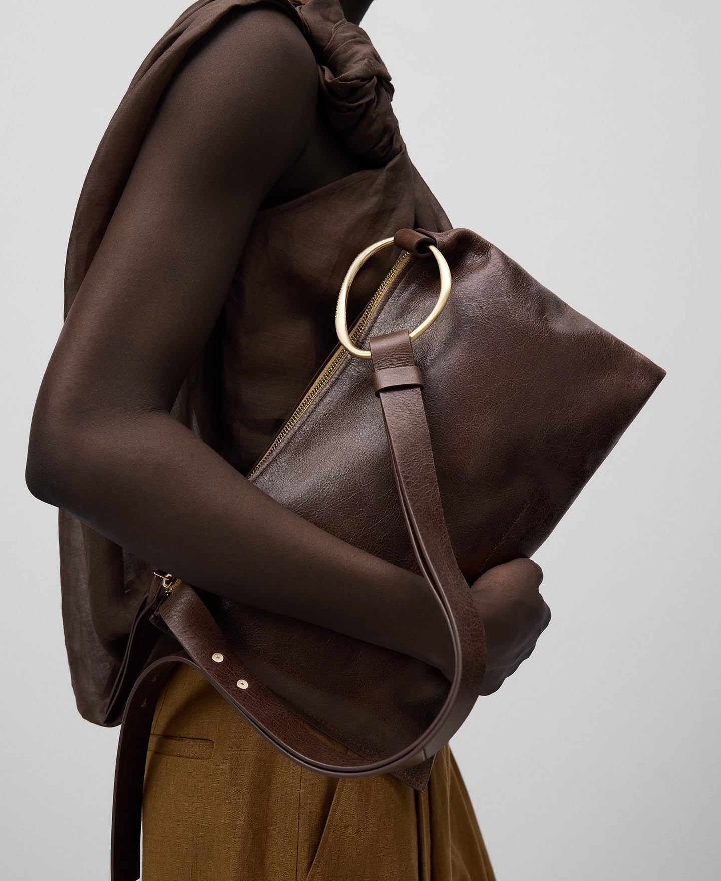 Bolso de hombro plano Ori&oacute;n mujer image number 5