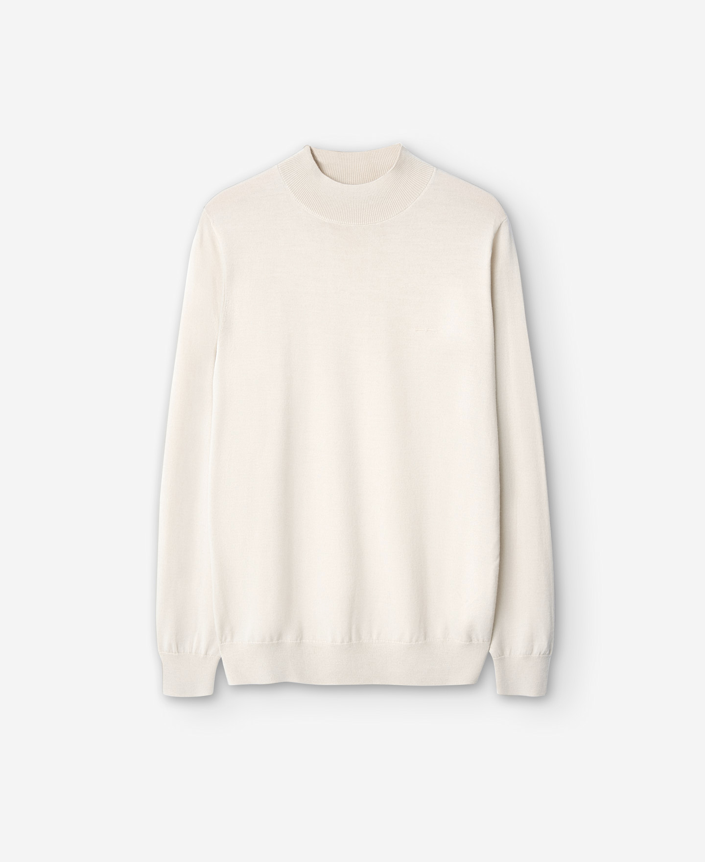 Merino wool perkins collar sweater men image number 4