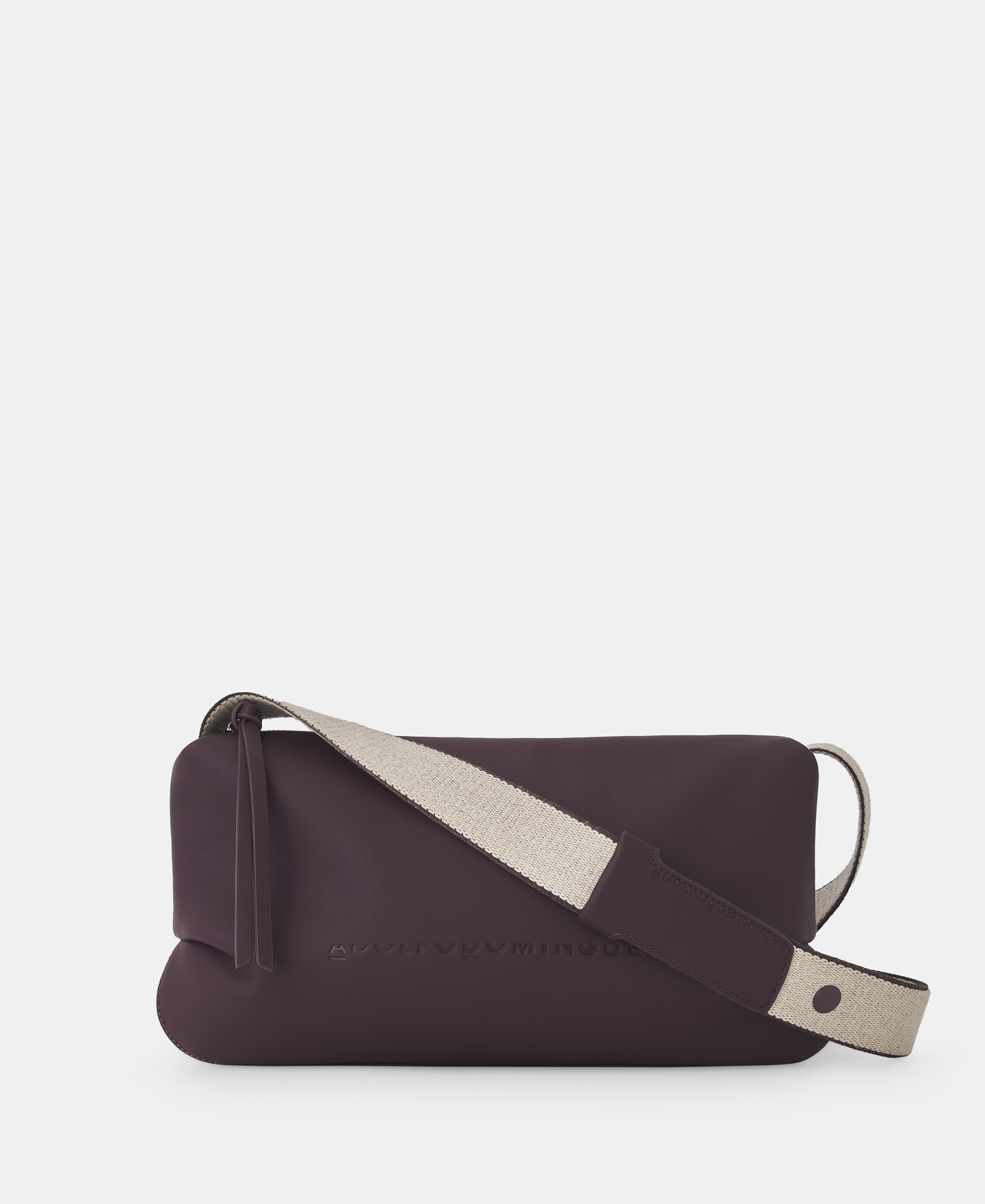 Faux leather medium shoulder bag image number 0
