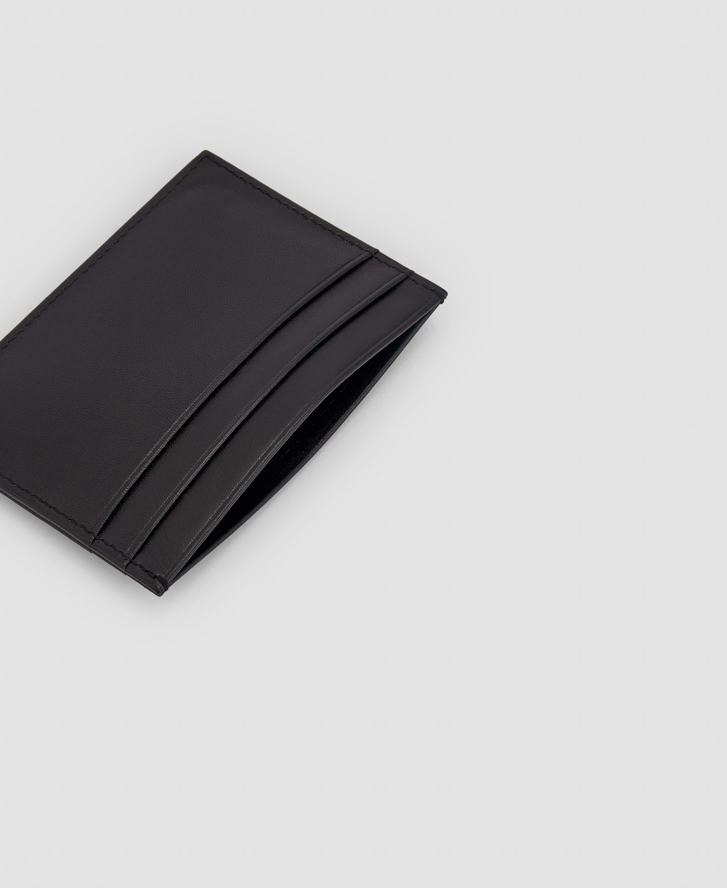 Leather logo card holder image number 2
