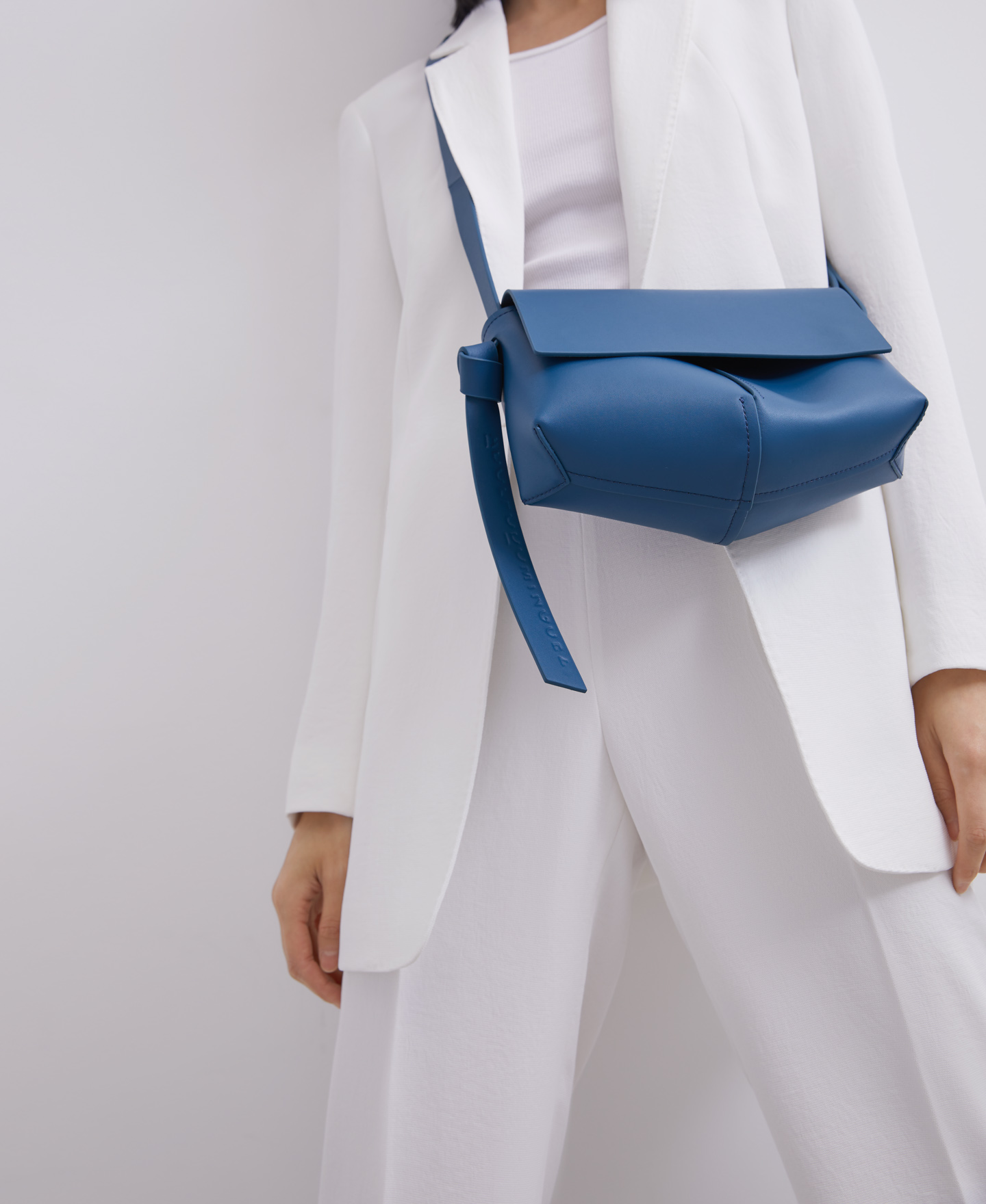 Vachetta leather flap crossbody bag image number 3