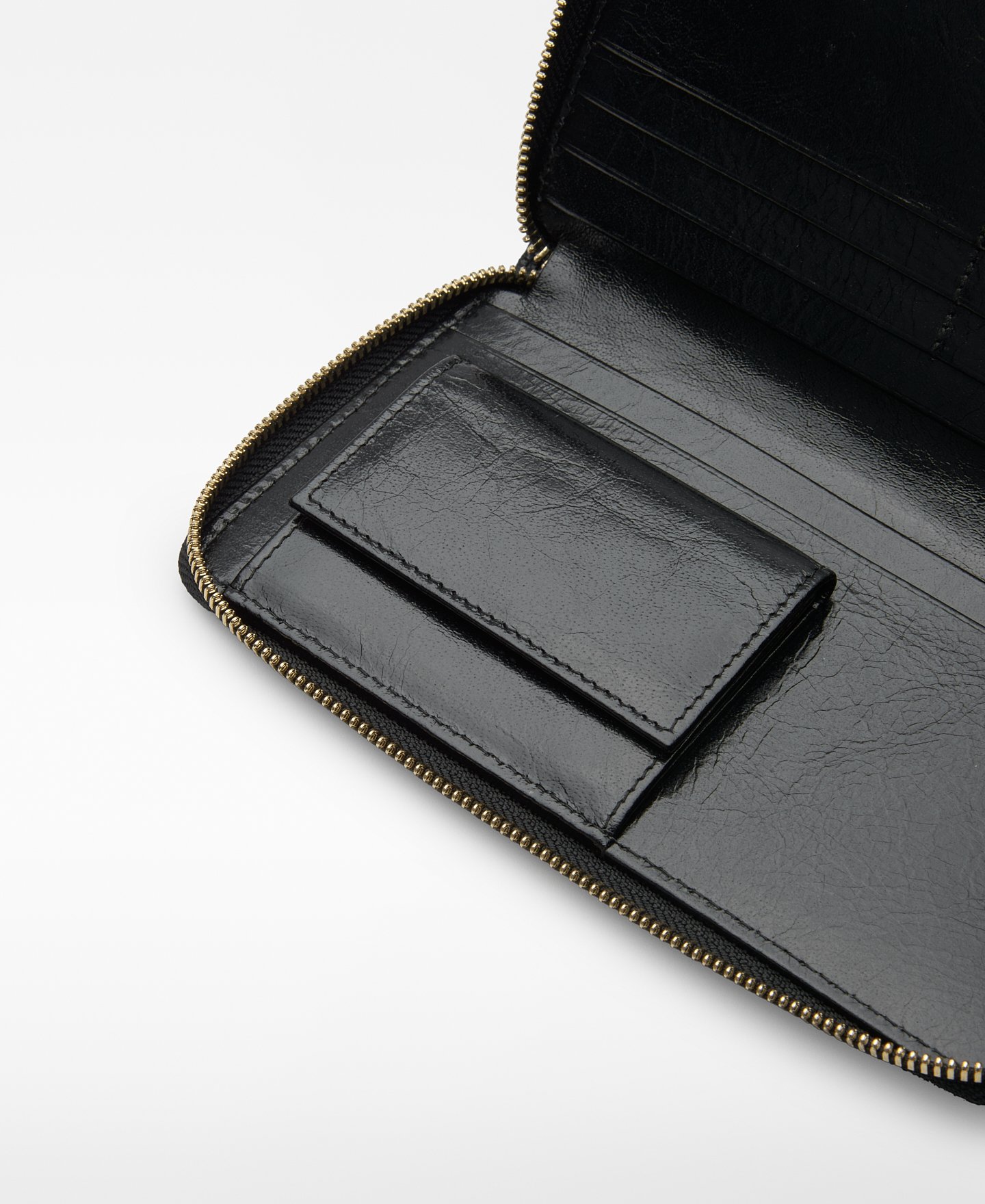 Leather patchwork large wallet woman image number 2