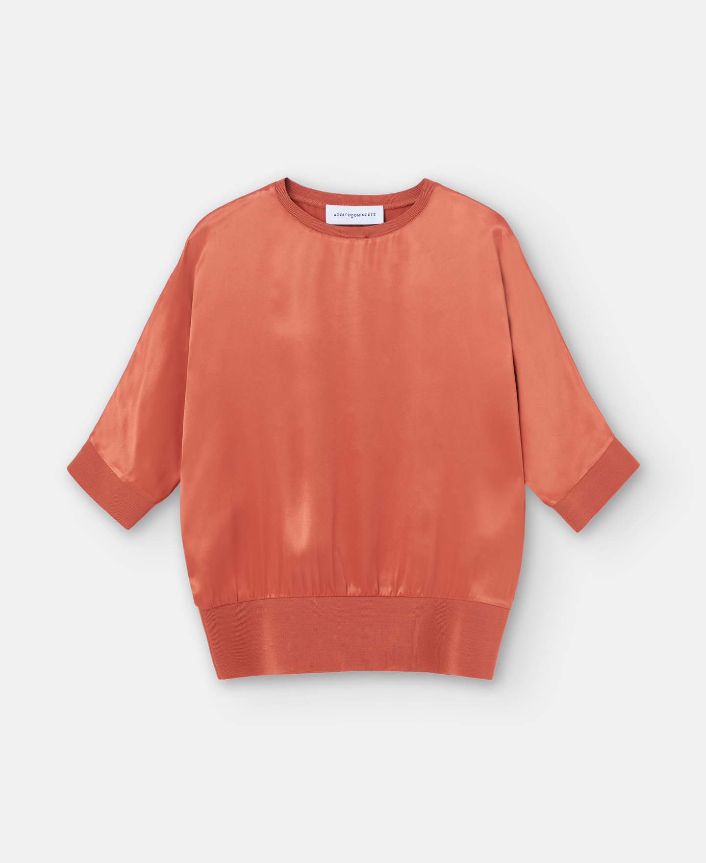 Short sleeve viscose blouse image number 4