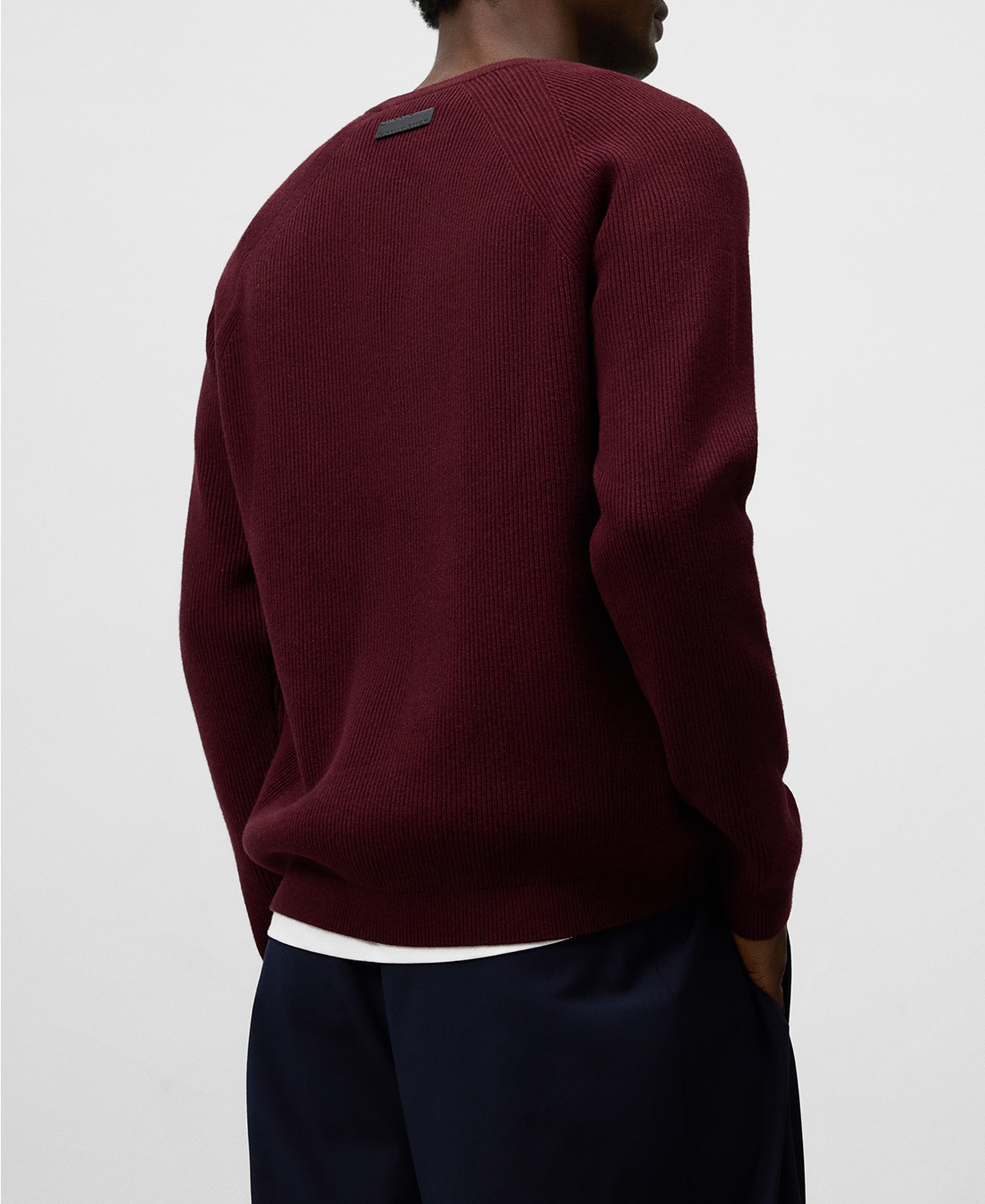 Knit crew collar sweater image number 2