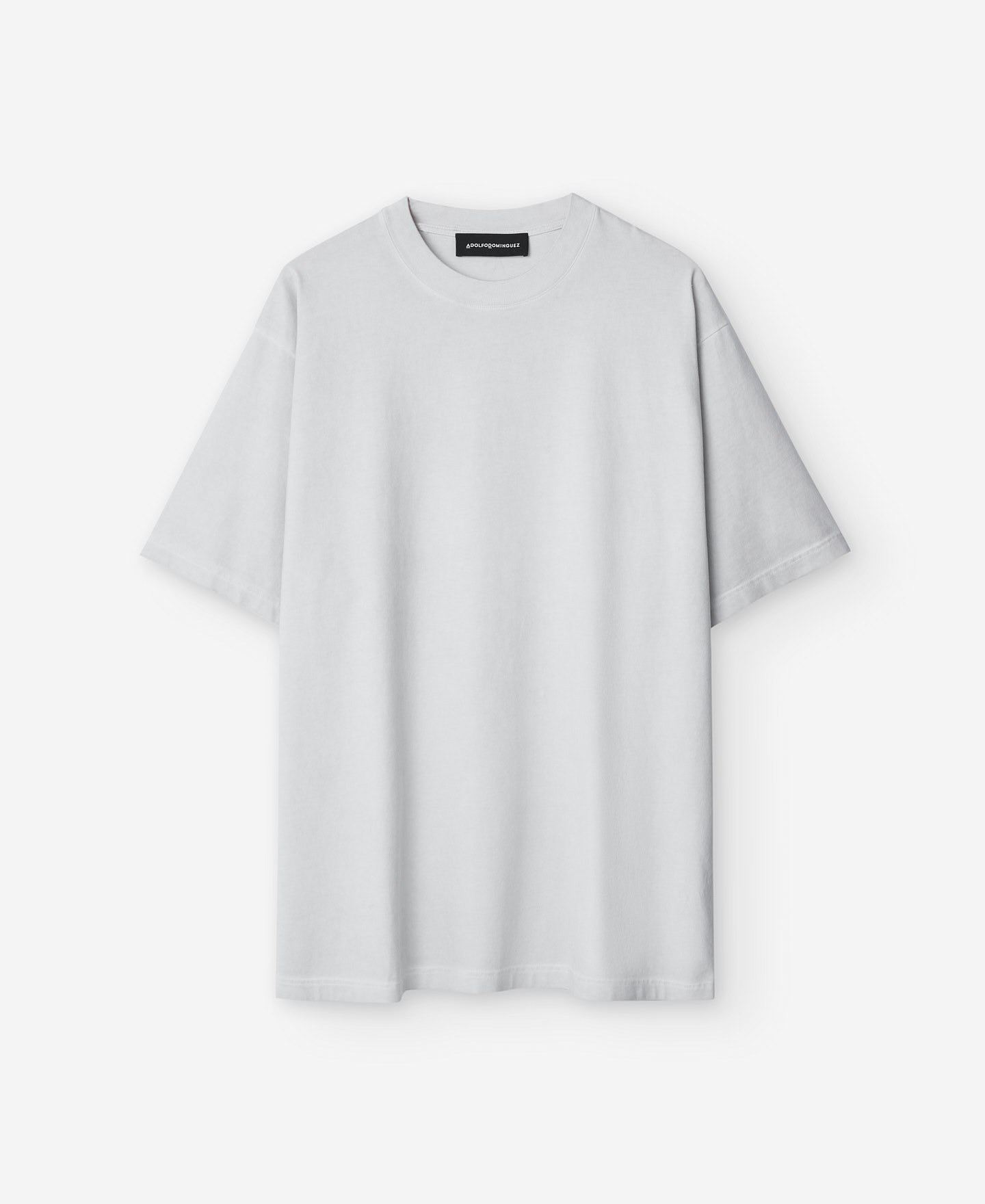 Grey cotton T-shirt for men image number 4