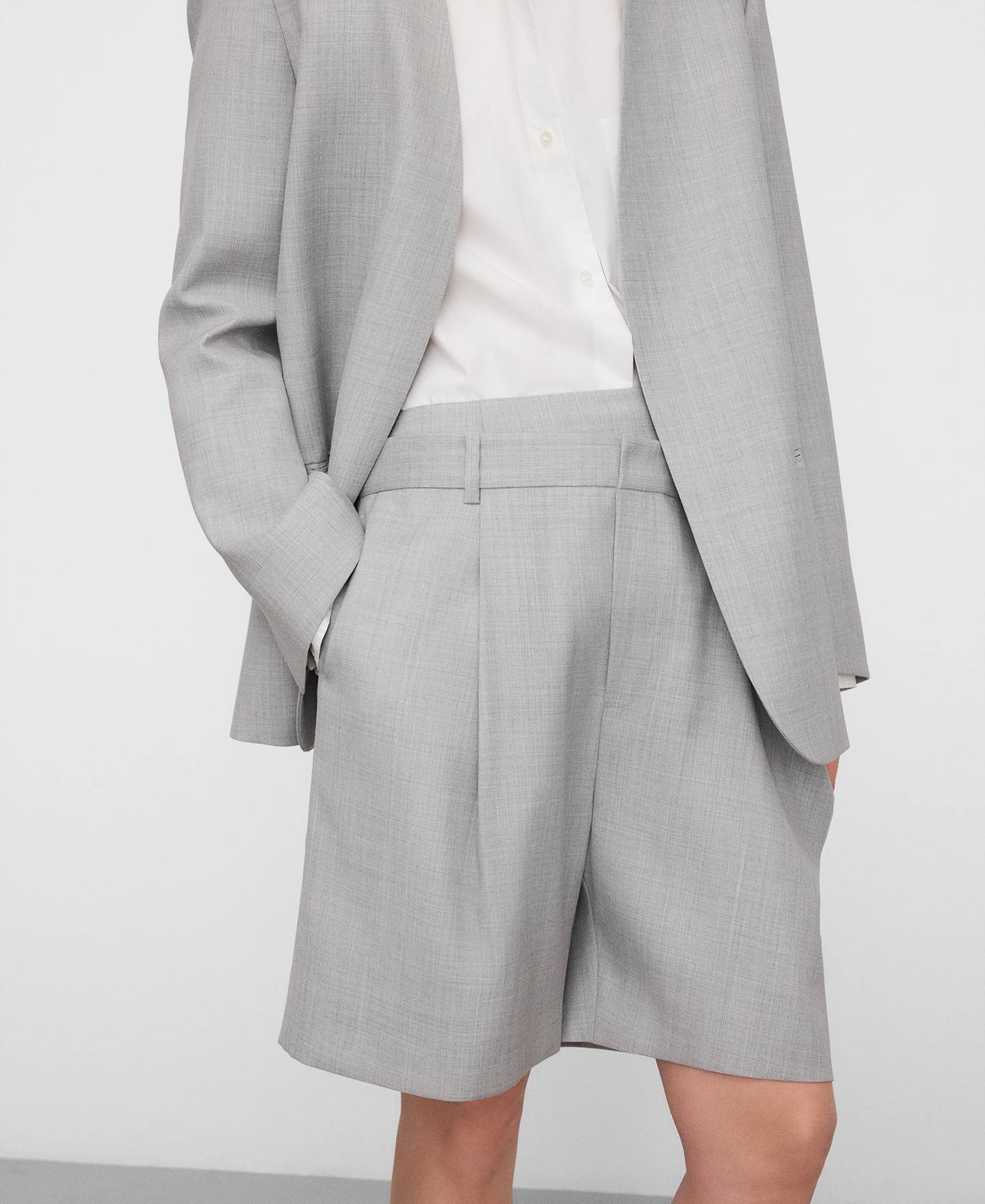 Blazer sem lapela image number 3