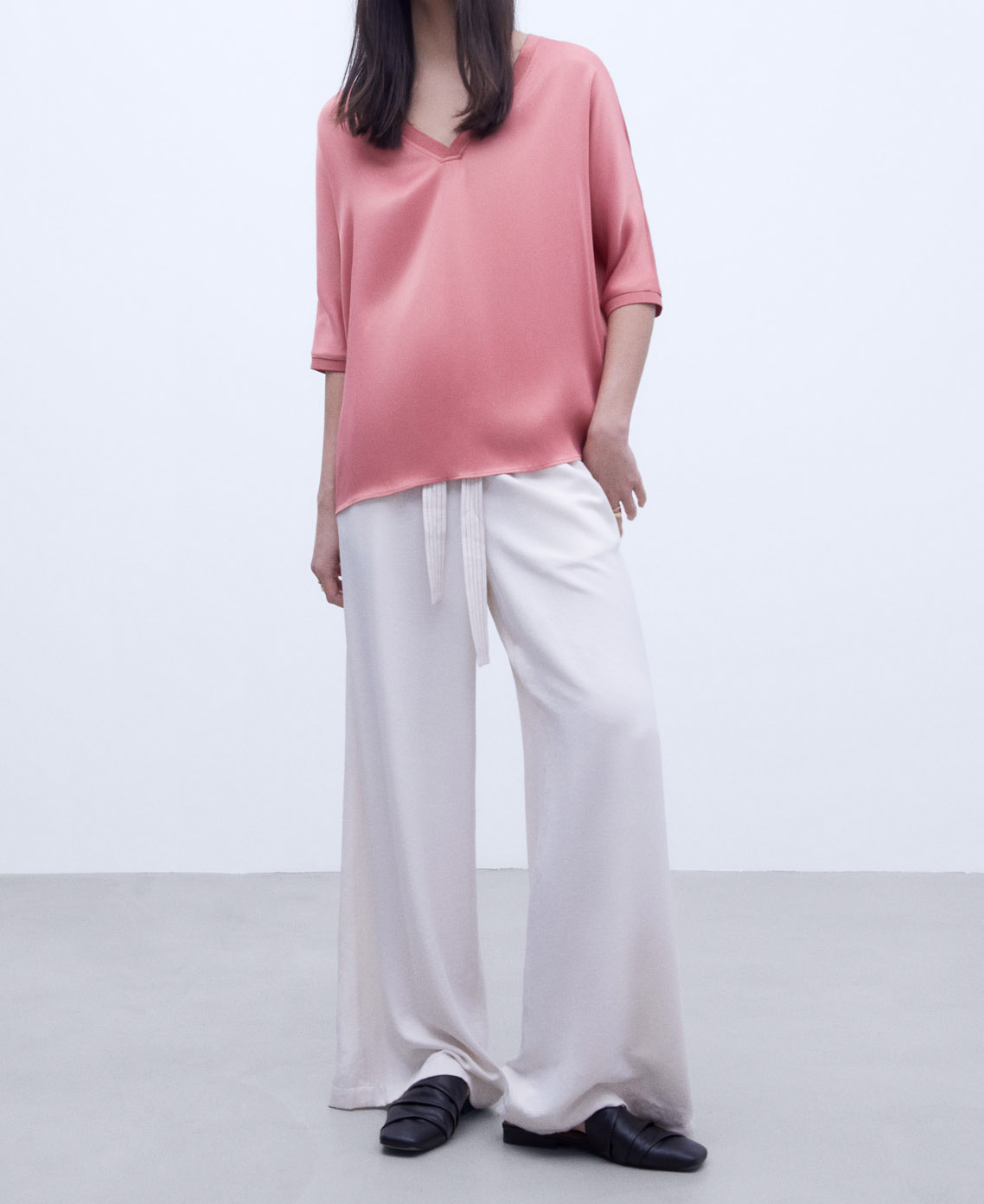 Viscose fluid blouse image number 1