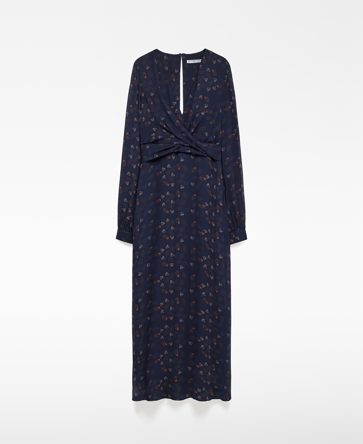 Langes Damenkleid mit Print image number 4