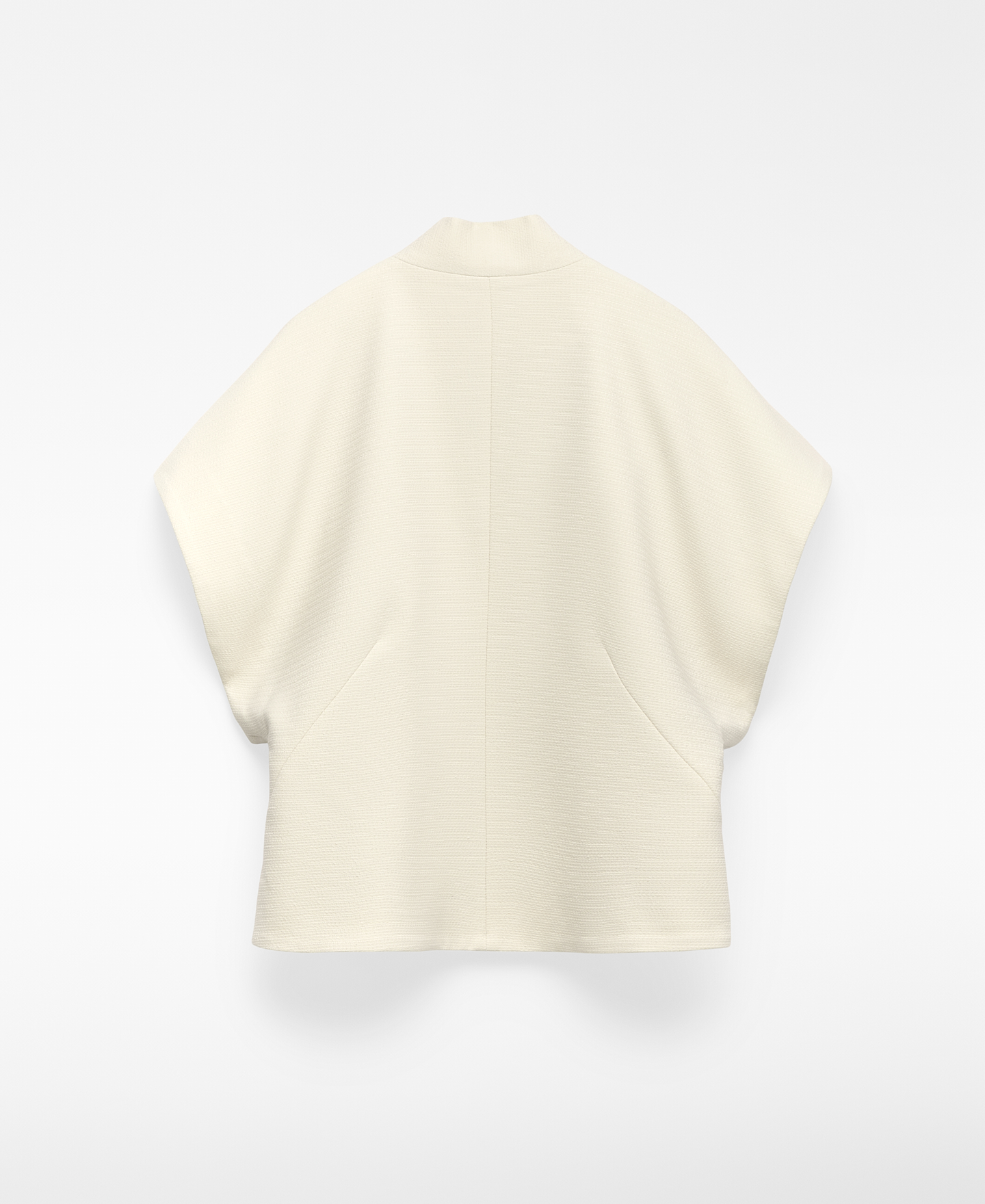 Textured wrap top woman image number 5