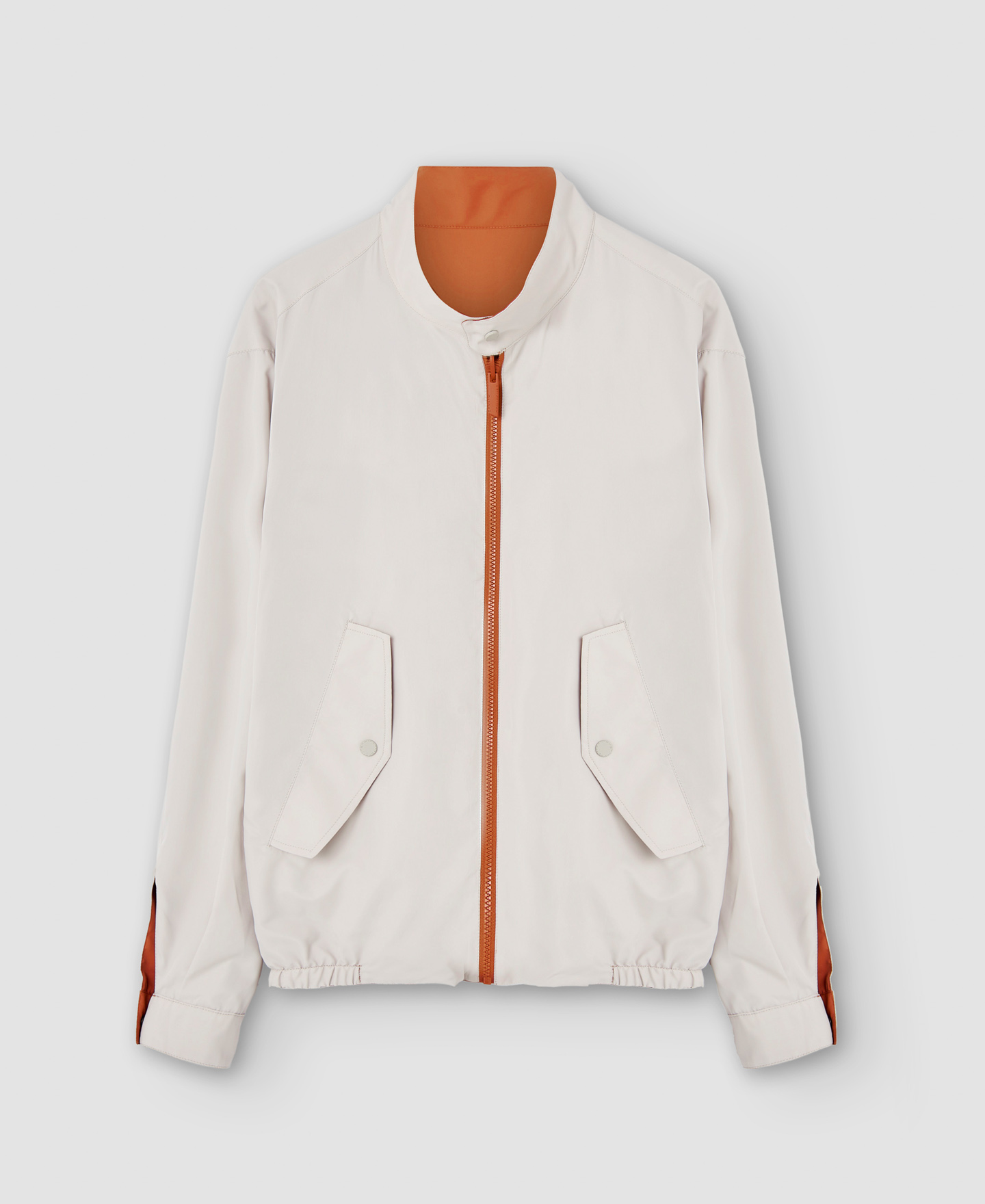 Veste Harrington réversible à col mao image number 8