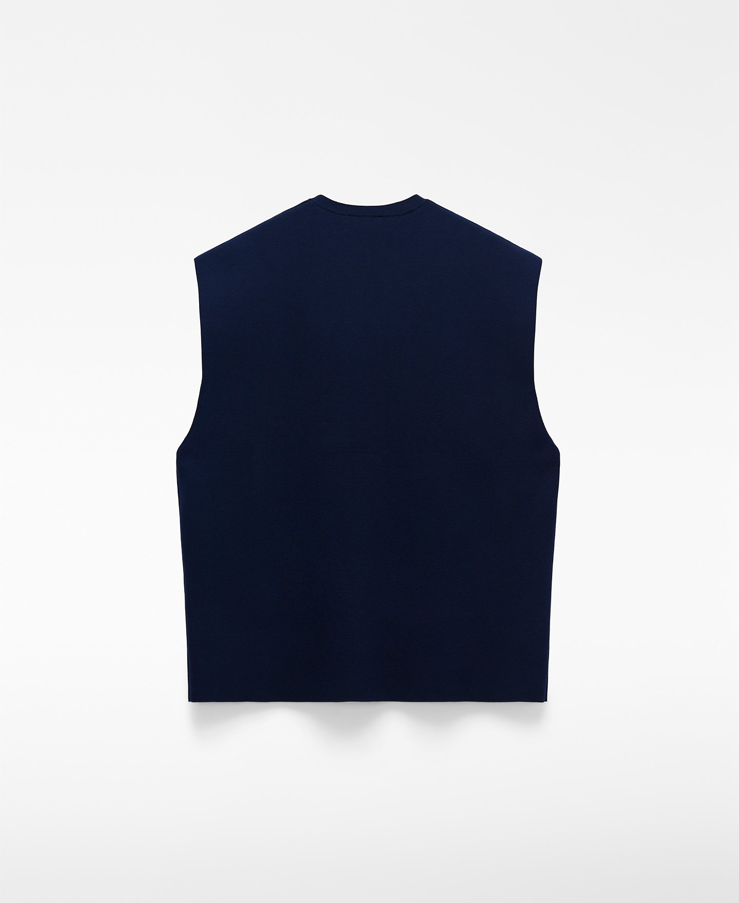 Intarsia knit vest man image number 5