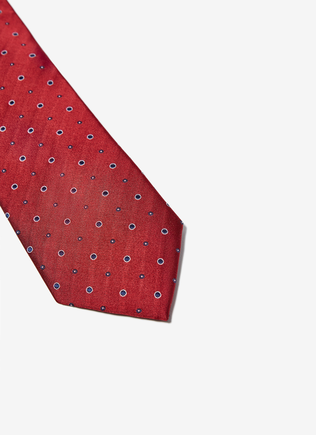 Corbata de seda Mulberry y lunares image number 1