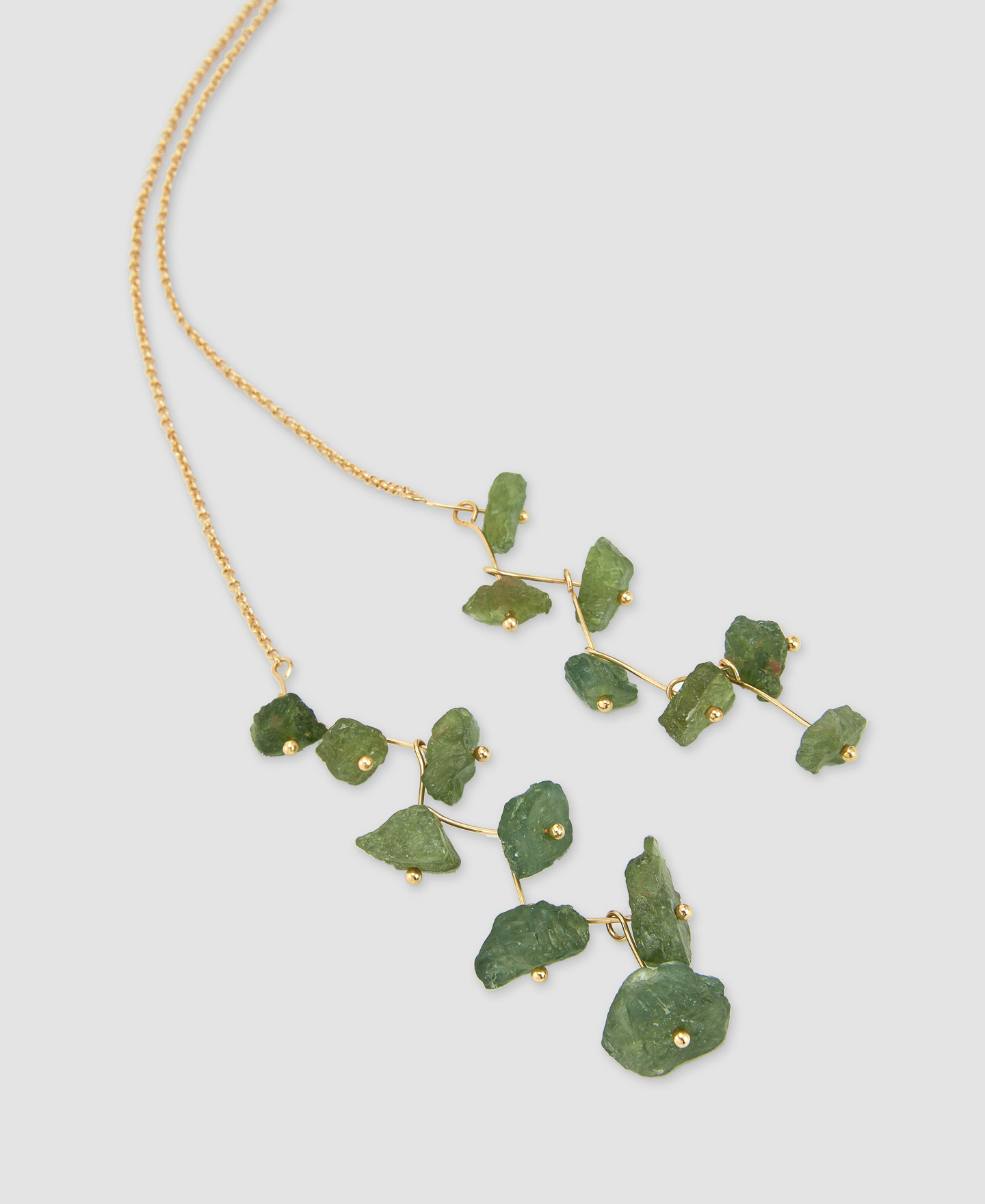 Zinc and natural stone pendant image number 1