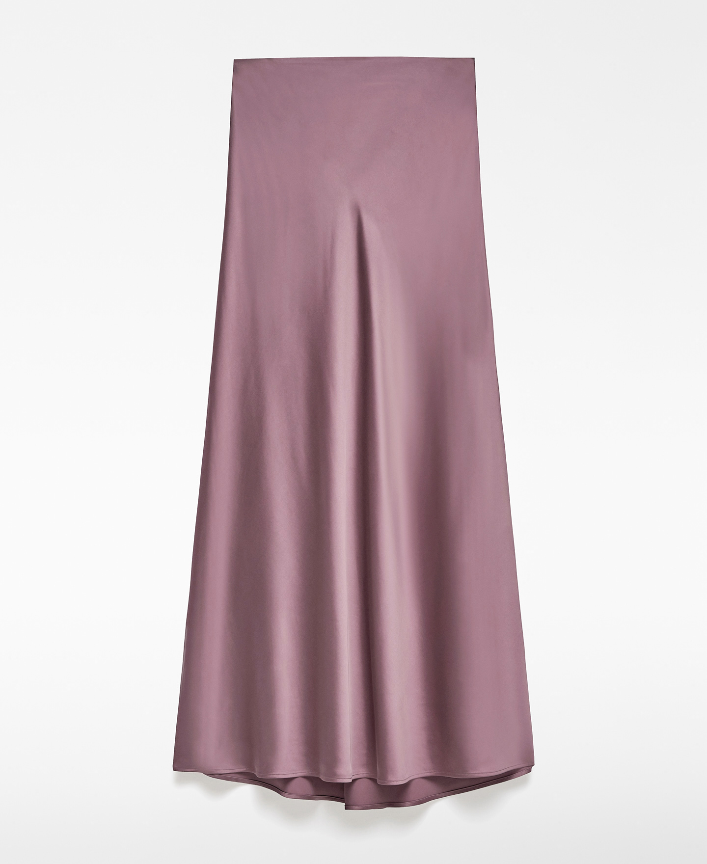 Satin long skirt woman image number 4