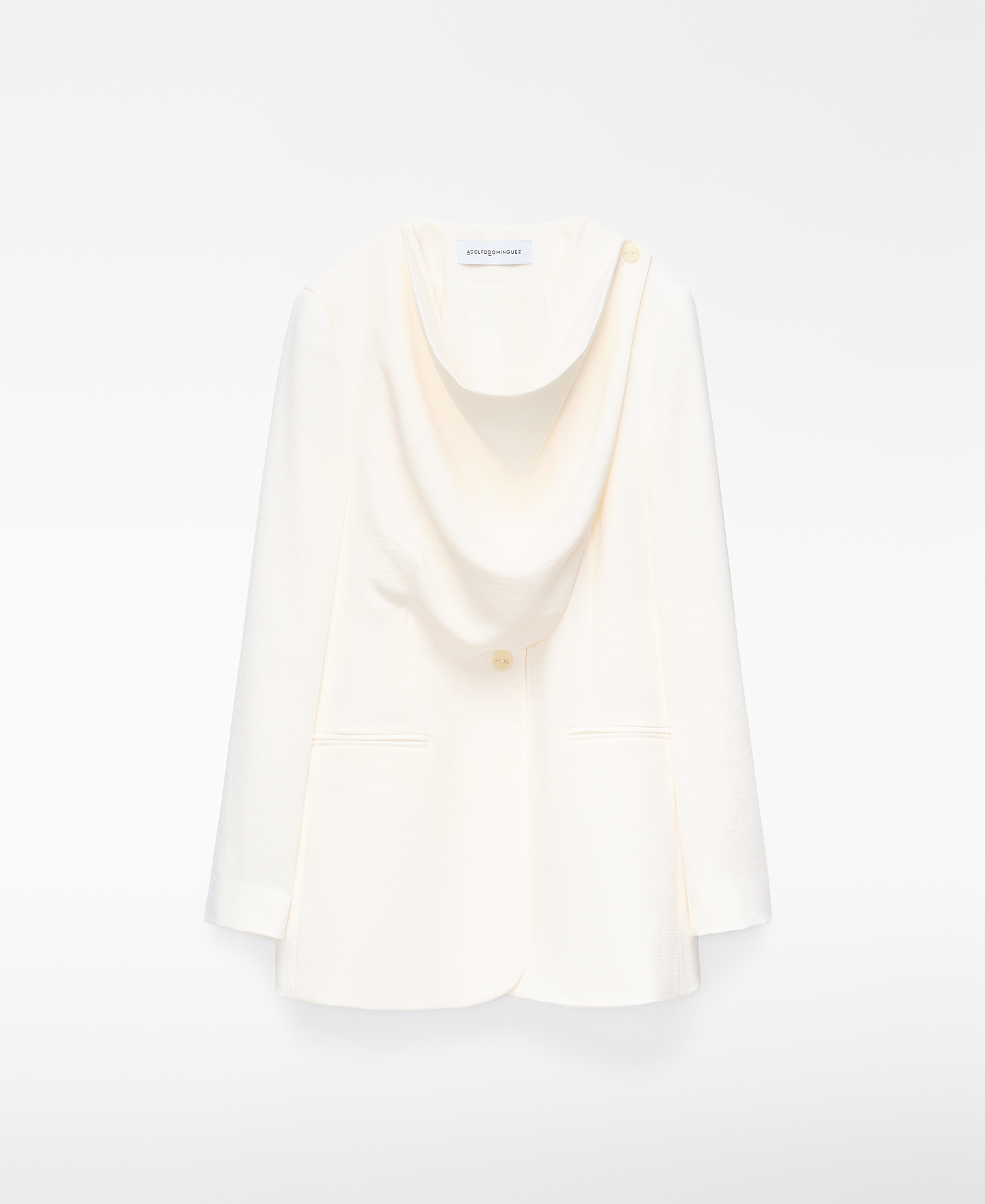 Fitted blazer with a front detail image number 8