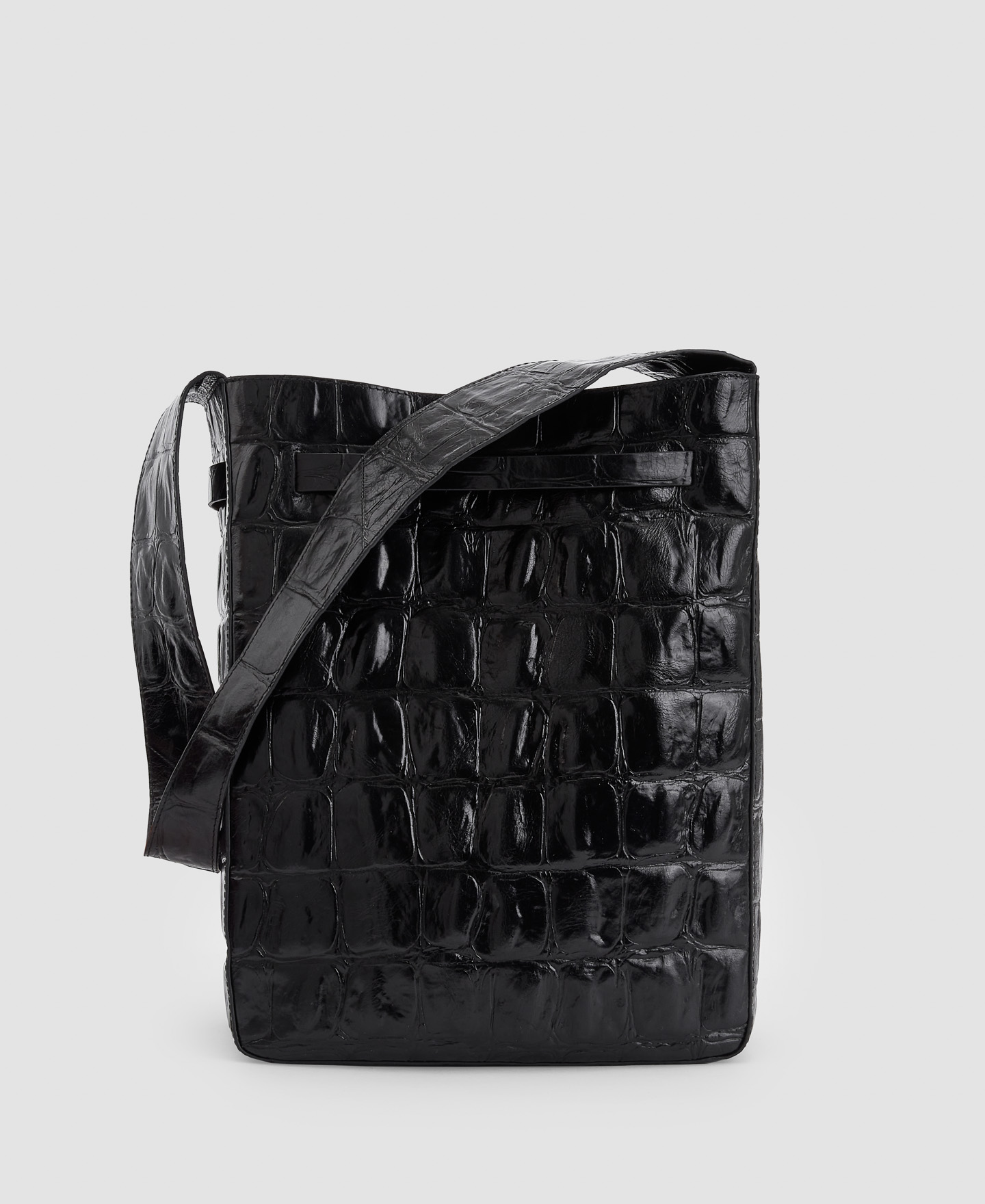 Leather hobo bag image number 1