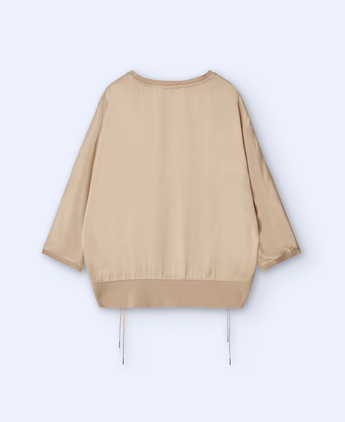Drawstring fluid shirt image number 5