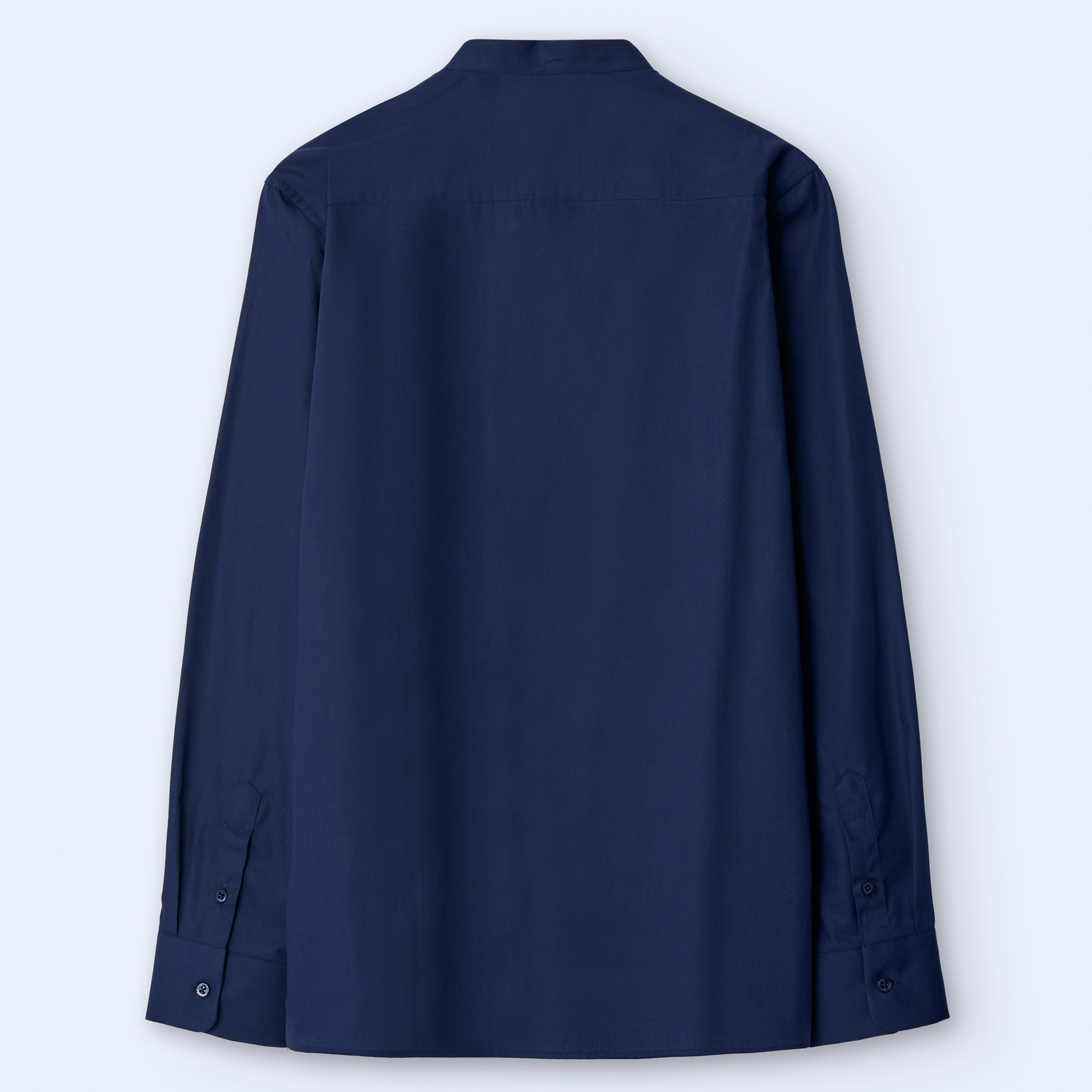 Organic cotton Mandarin collar shirt image number 5