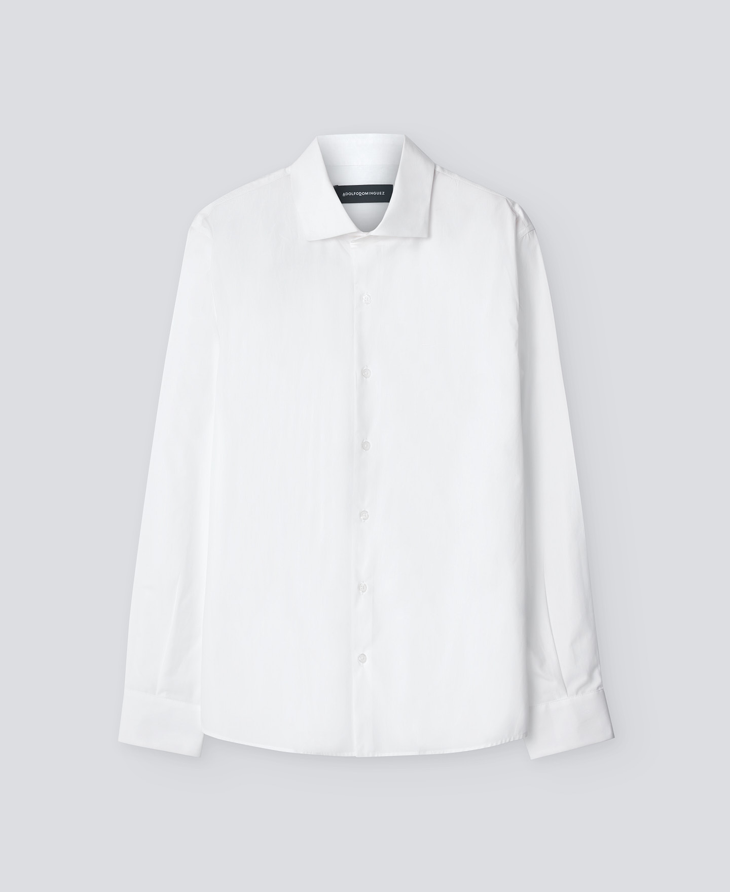 Slim fit cotton shirt man image number 4