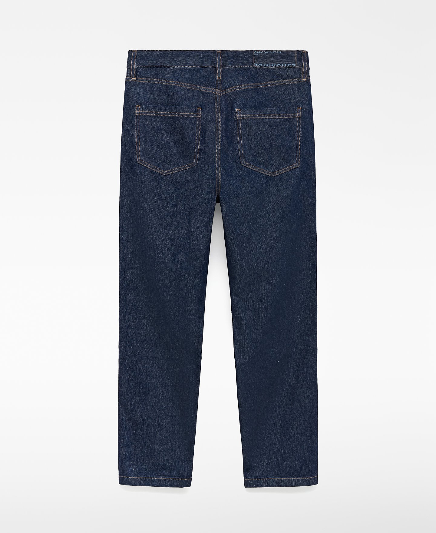 Regular fit denim trousers man image number 5