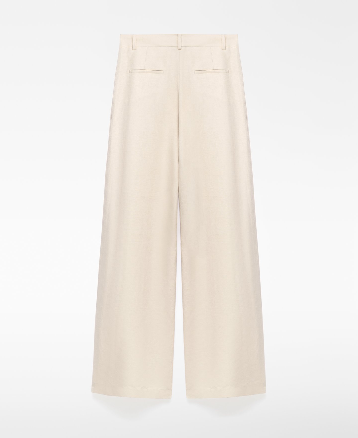 European linen blend trousers woman image number 5