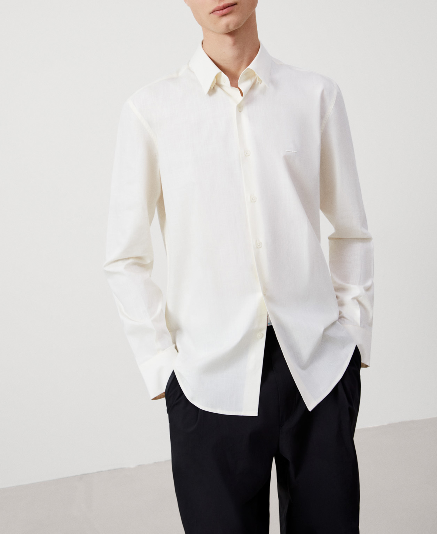 Regular fit cotton shirt image number 0