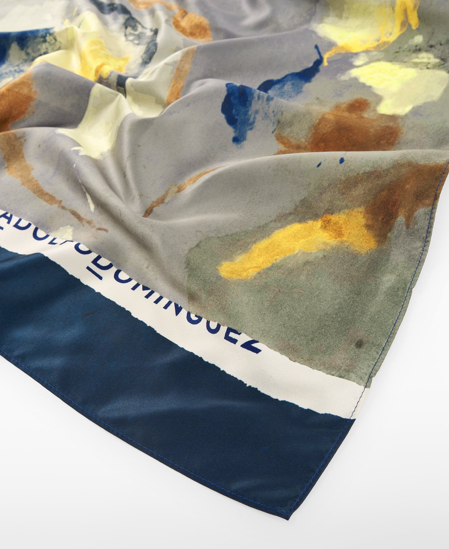 Floral-print square scarf image number 2