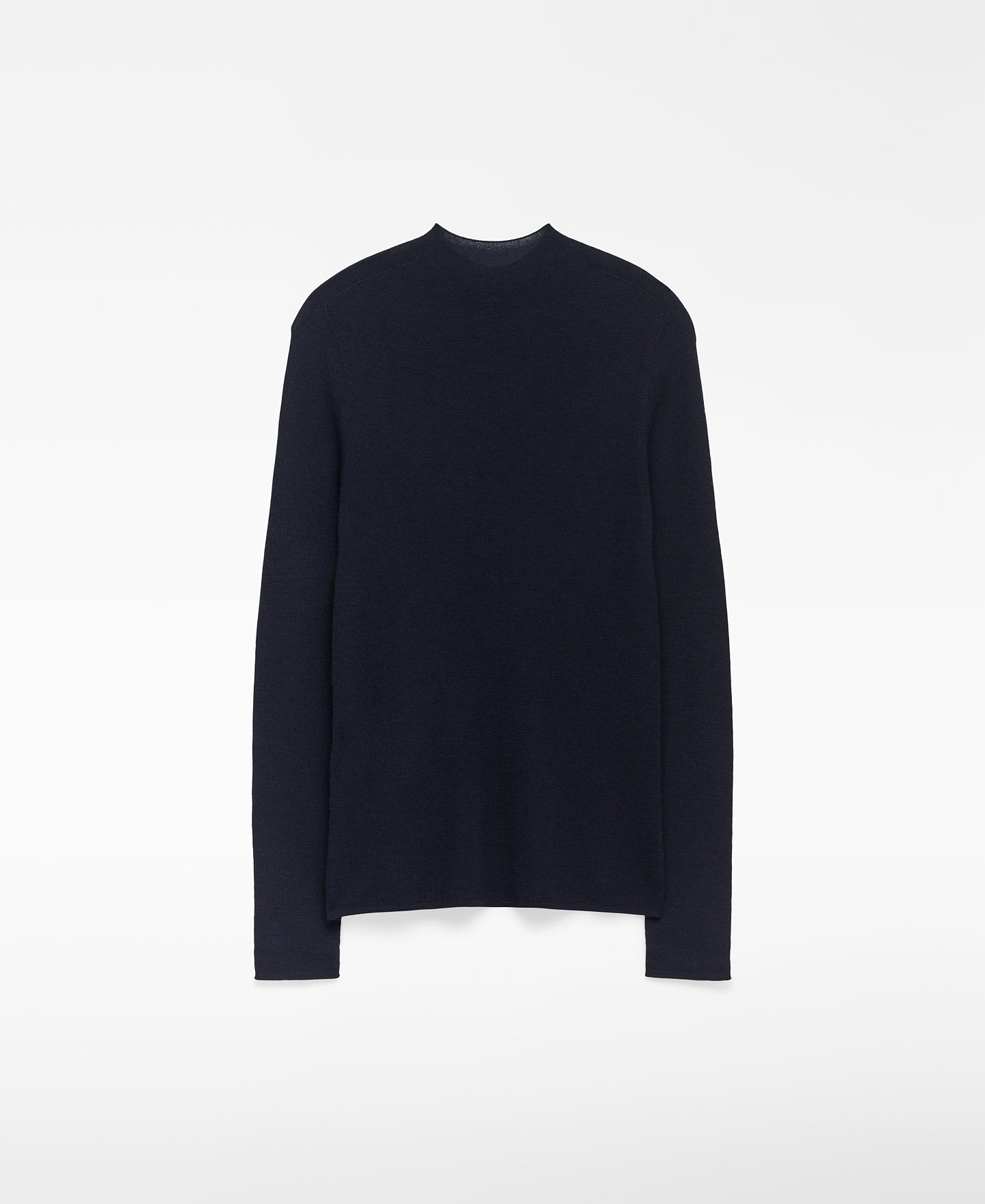 Jersey entallado cuello perkins mujer image number 5