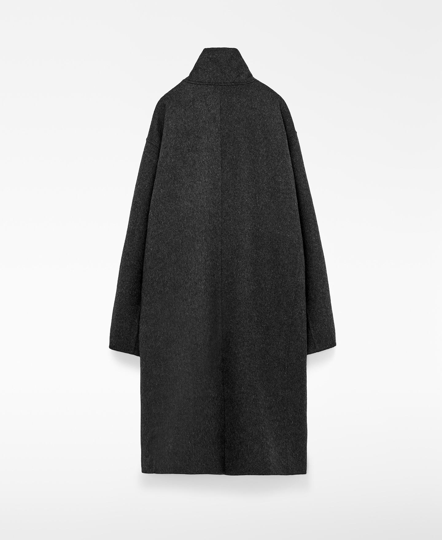 Long wrap coat with pockets image number 5