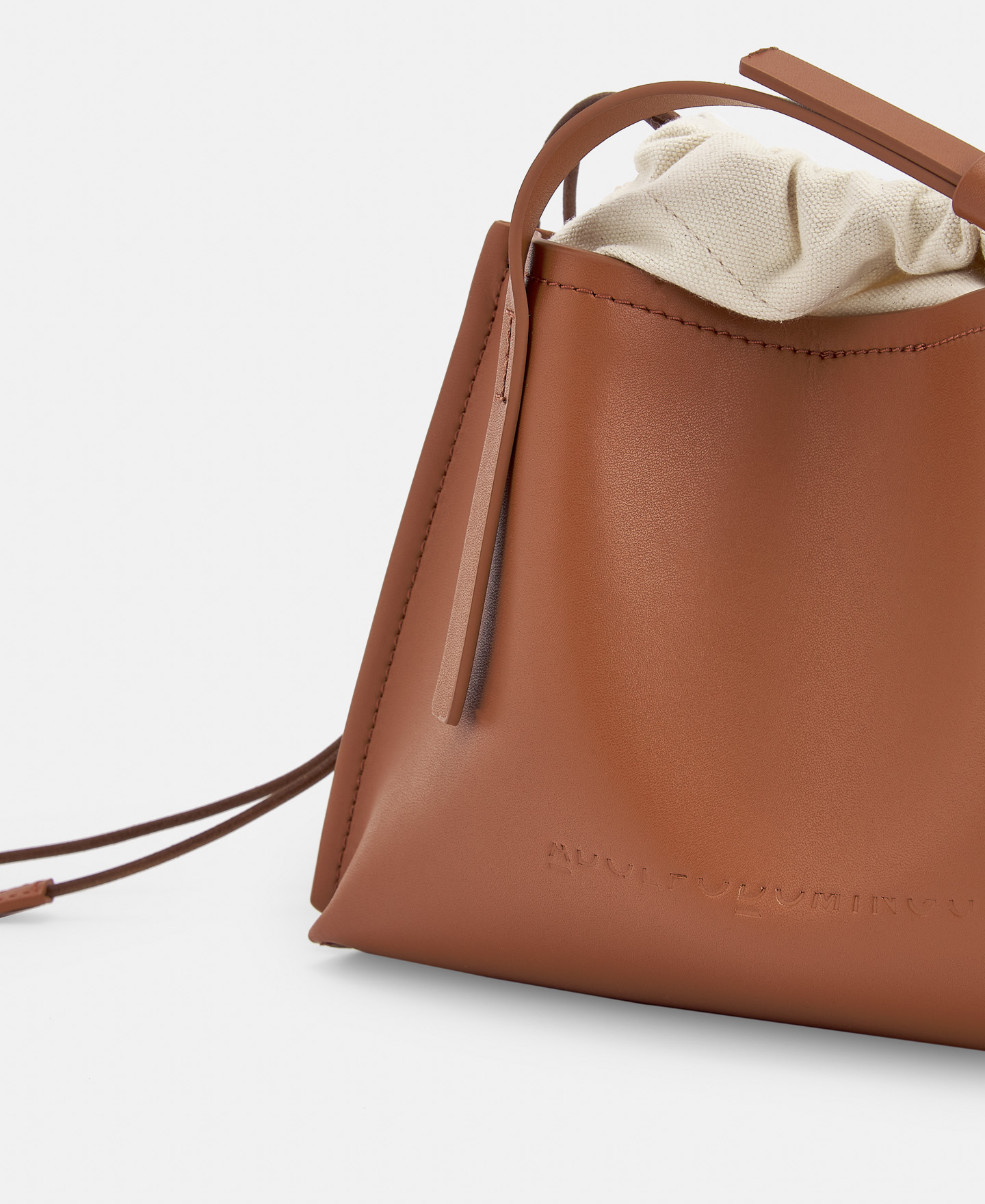 Rectangular leather bag image number 3