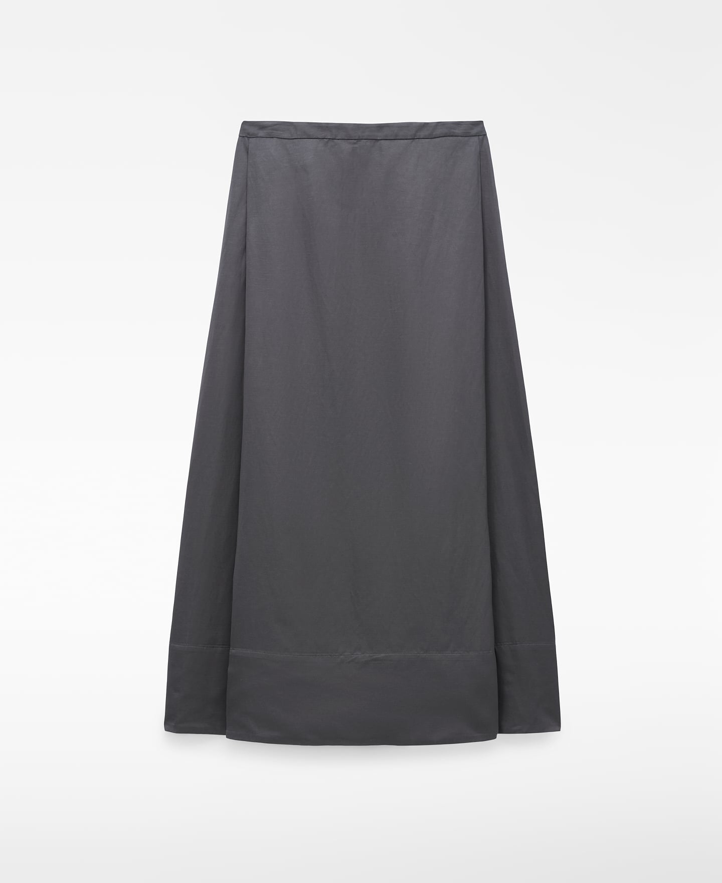 Pleated A-line midi skirt image number 4