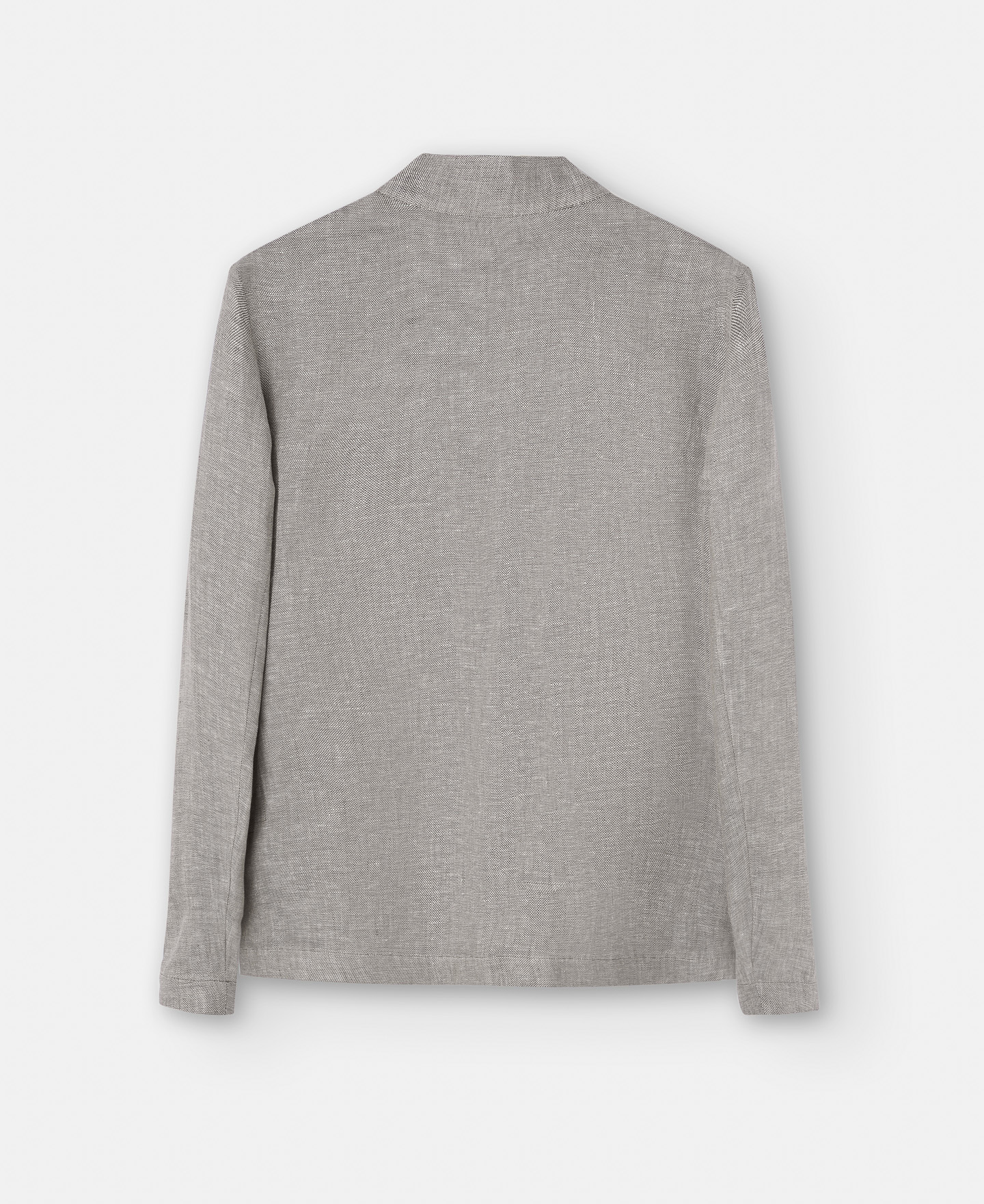 Mao collar jacket in linen image number 5