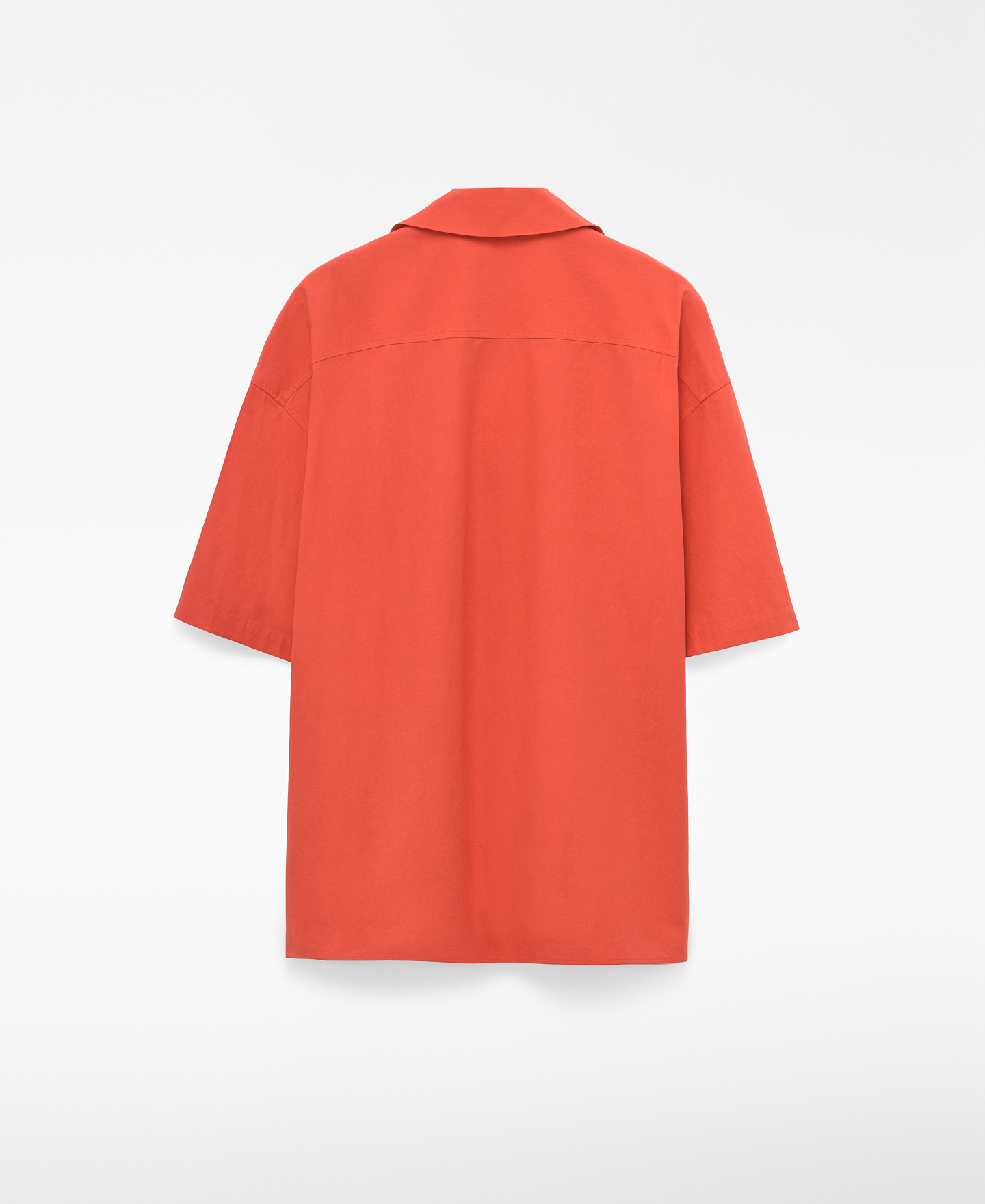 Camisa oversize cuello bowling algod&oacute;n image number 5