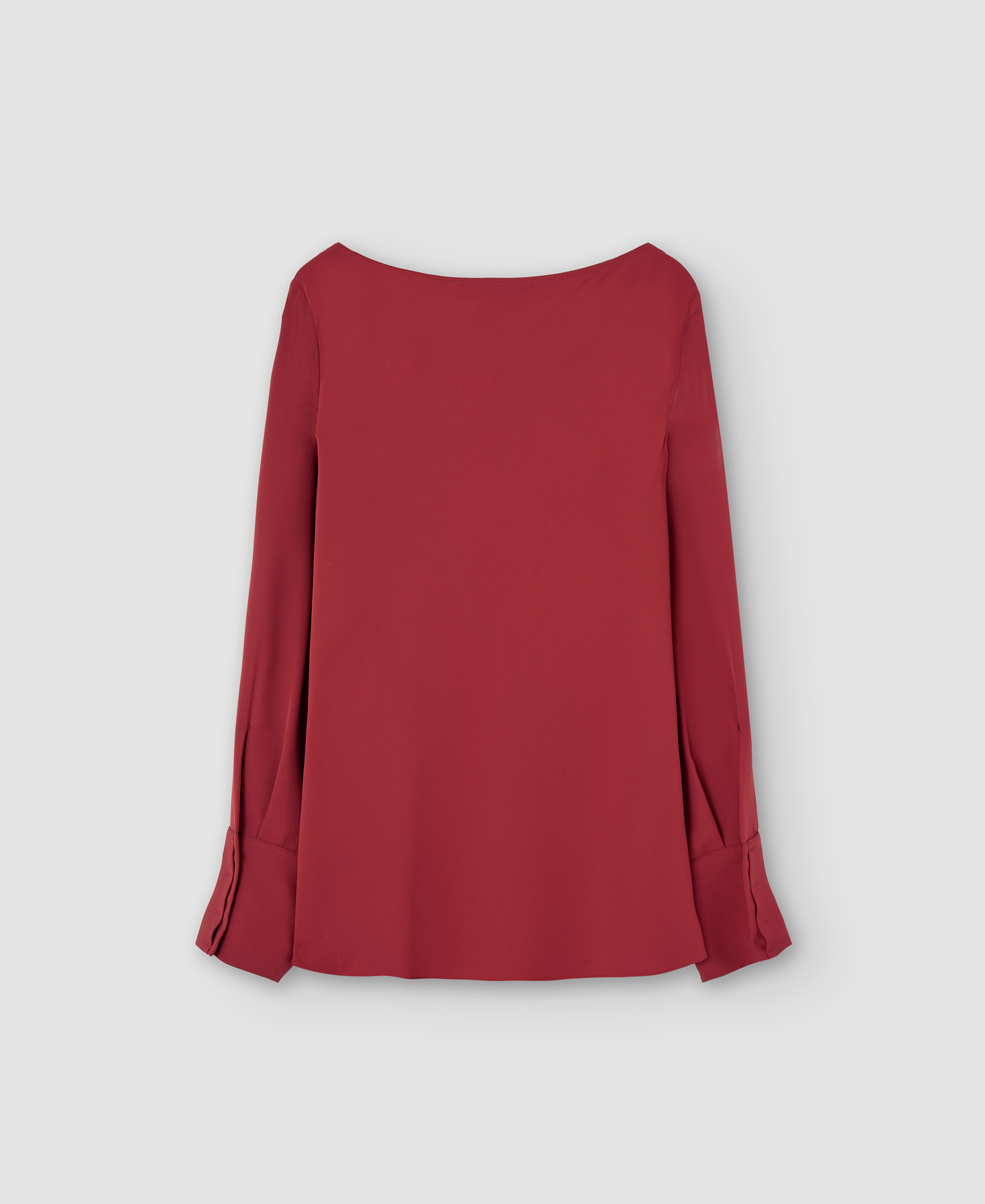 Recycled materials draped blouse image number 5