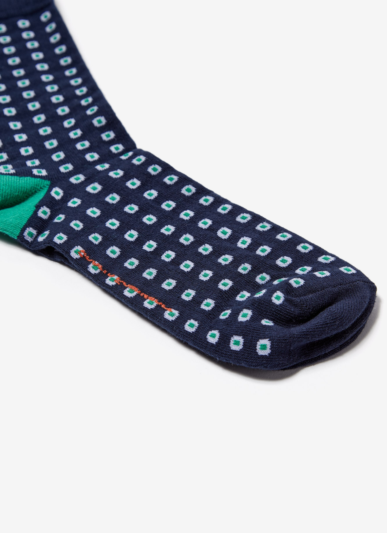 Socks with geometric motif image number 1