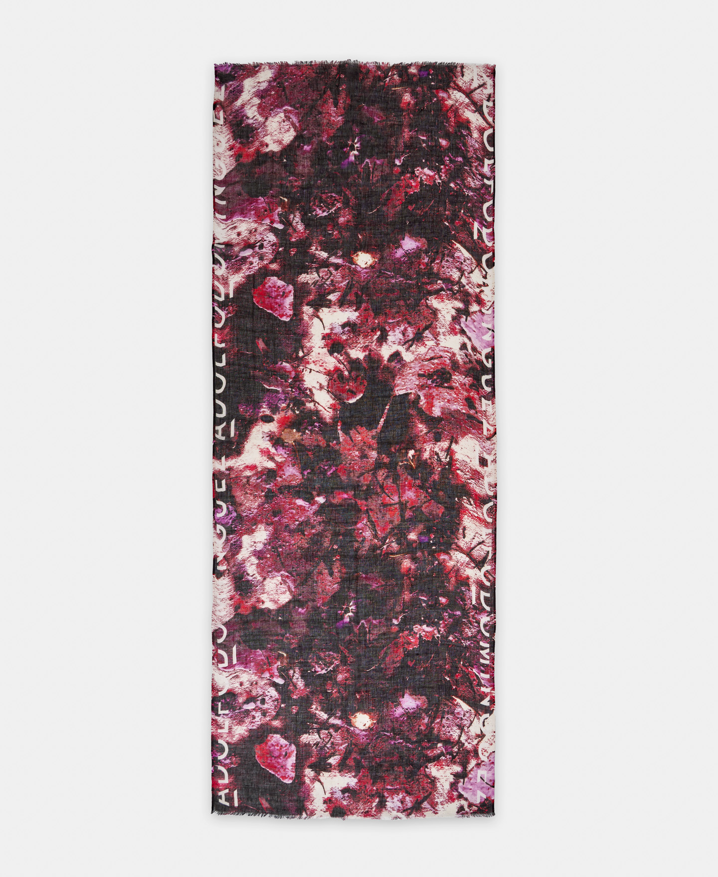 Chal estampado floral en lino europeo image number 0