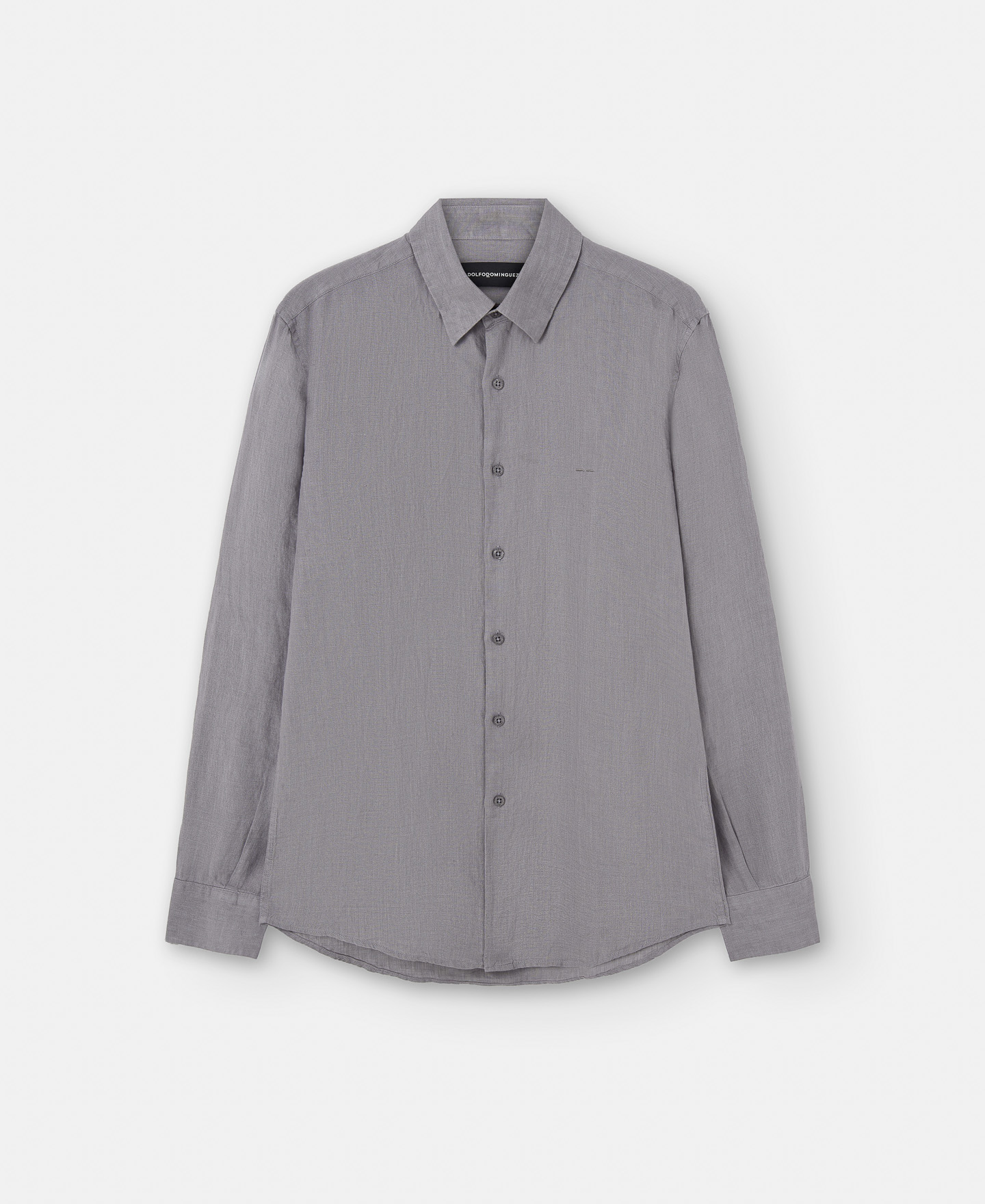 100% linen lapel collar shirt image number 4
