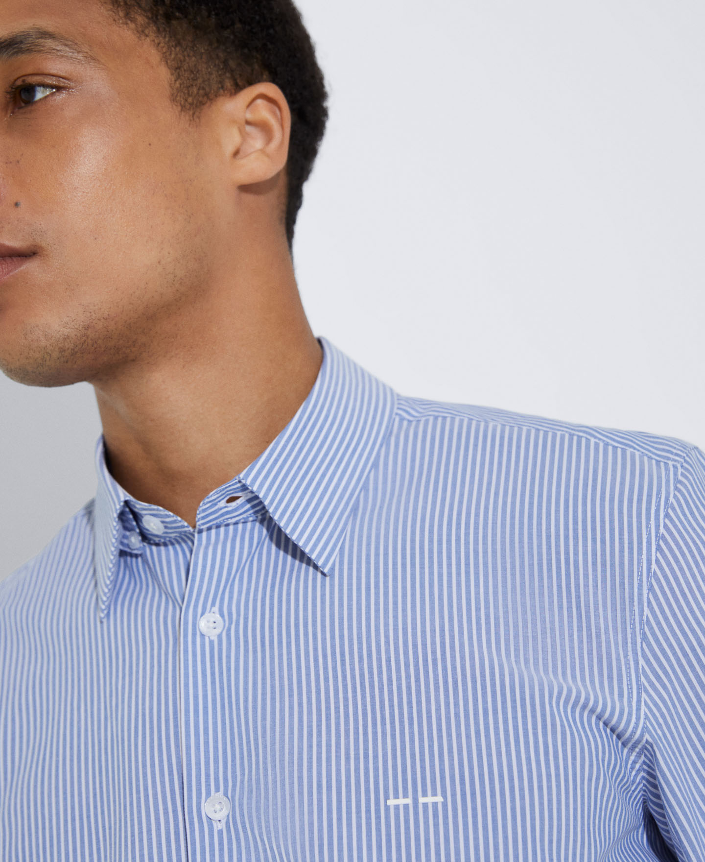 Striped linen shirt image number 3