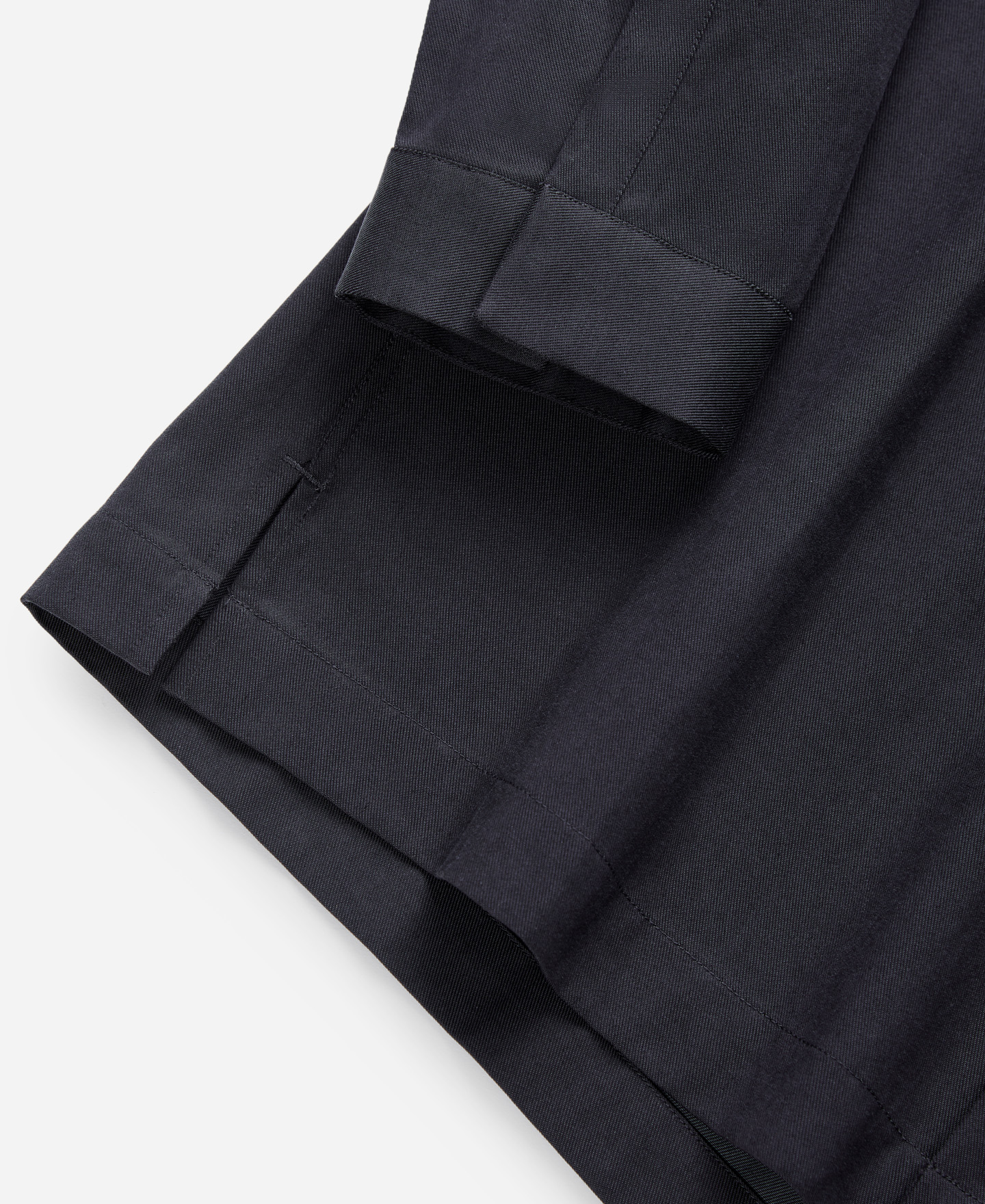 mandorin collar lyocell cotton shirt image number 6